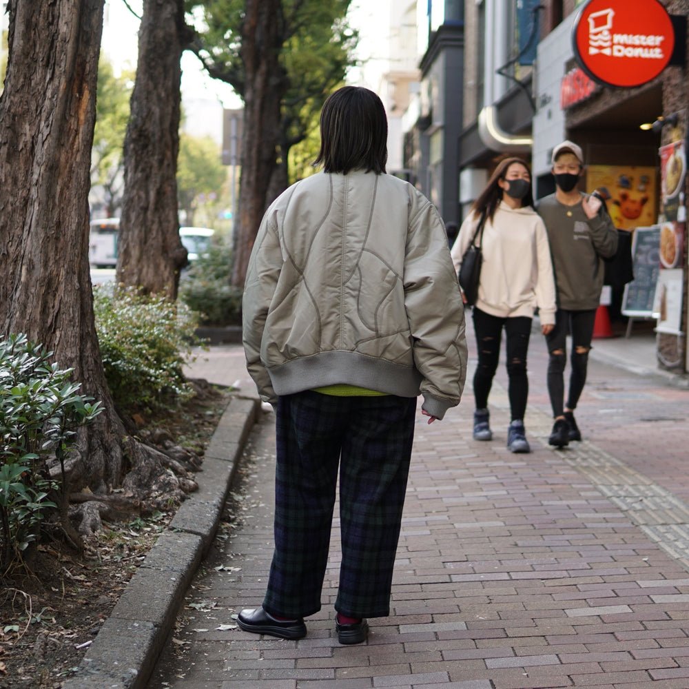 No:pw21j08 | Name:PUZZLE MA-1 JACKET | Color:Desert Sage-Orange | Size:1/2【PLATEAU STUDIO_プラトー スタジオ】【archive】