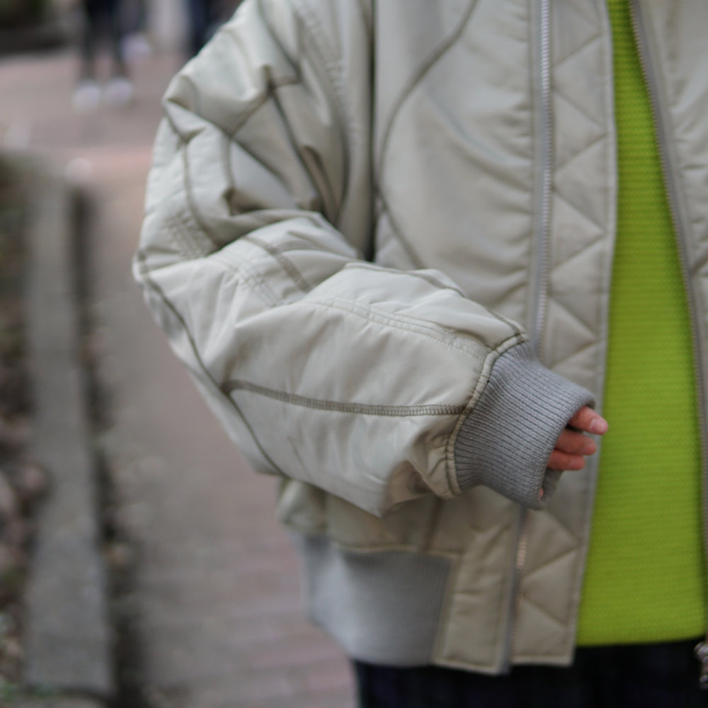 No:pw21j08 | Name:PUZZLE MA-1 JACKET | Color:Desert Sage-Orange | Size:1/2【PLATEAU STUDIO_プラトー スタジオ】