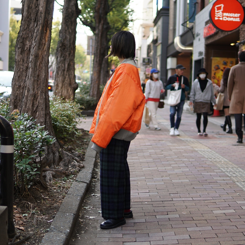 No:pw21j08 | Name:PUZZLE MA-1 JACKET | Color:Desert Sage-Orange | Size:1/2【PLATEAU STUDIO_プラトー スタジオ】
