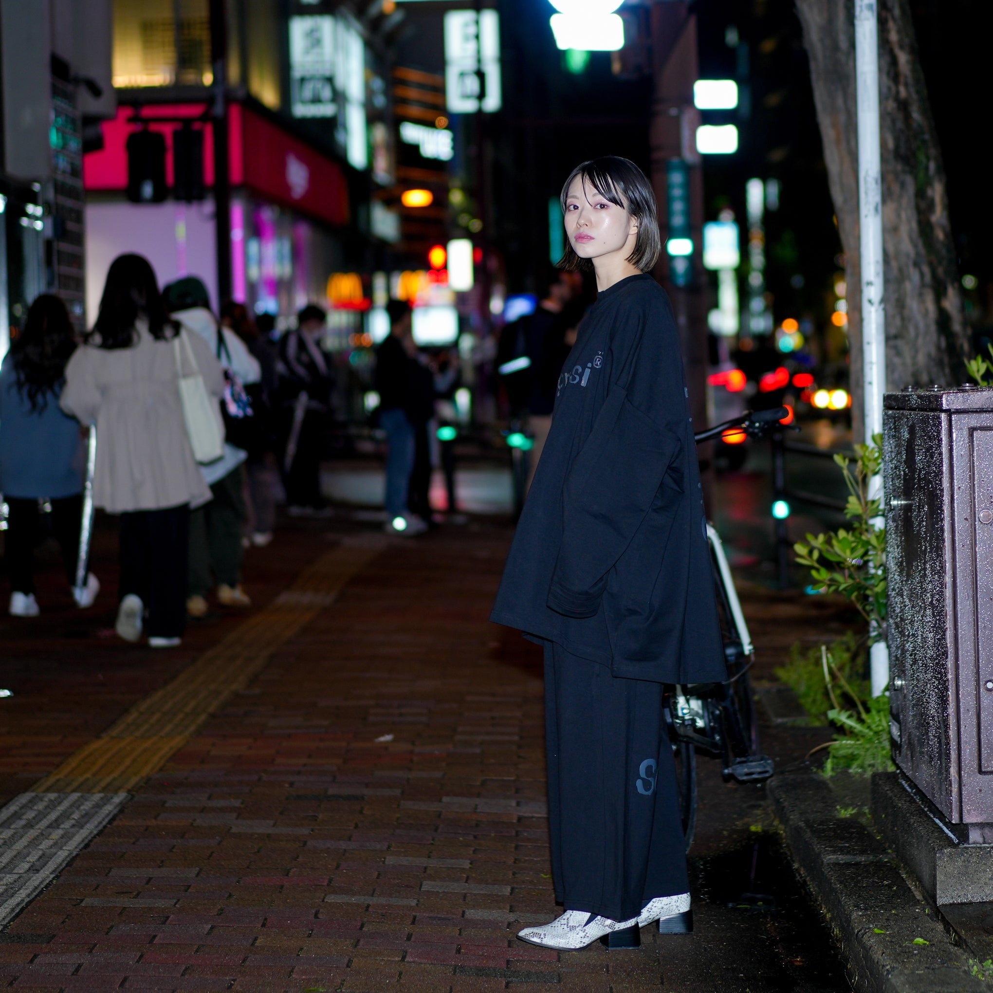 No:SNS23-SP-P01black | Name:2023A/W Tokyo Fashion Week Limited Project / "Koppers Truffle Black Cream" Two Piece Drawstring Pants | Color:Black【SEIVSON_セイブソン】【(A)crypsis_エイクライプシス】【archive】
