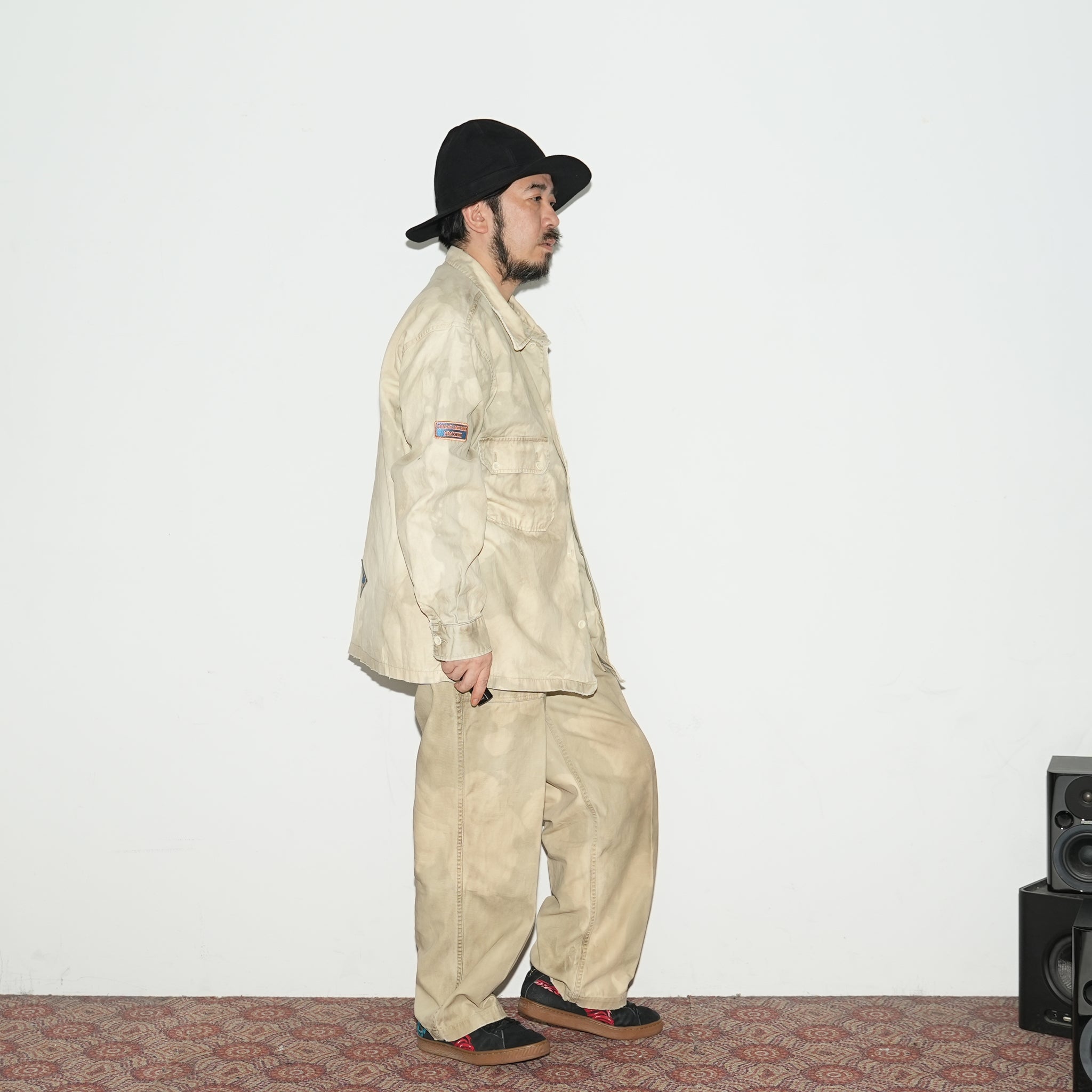 23#01373-6110 | BOYSCOUT SHIRTS-PATCHES | Color:ベージュ【MINAMI ANDERSON_ミナミアンダーソン】