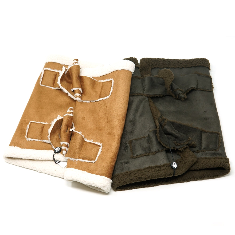AC433 | BUFFALO NECK WARMER | Color:Brown/DarkBrown | Size:One【ORIGINAL JOHN_オリジナルジョン】【ネコポス選択可能】
