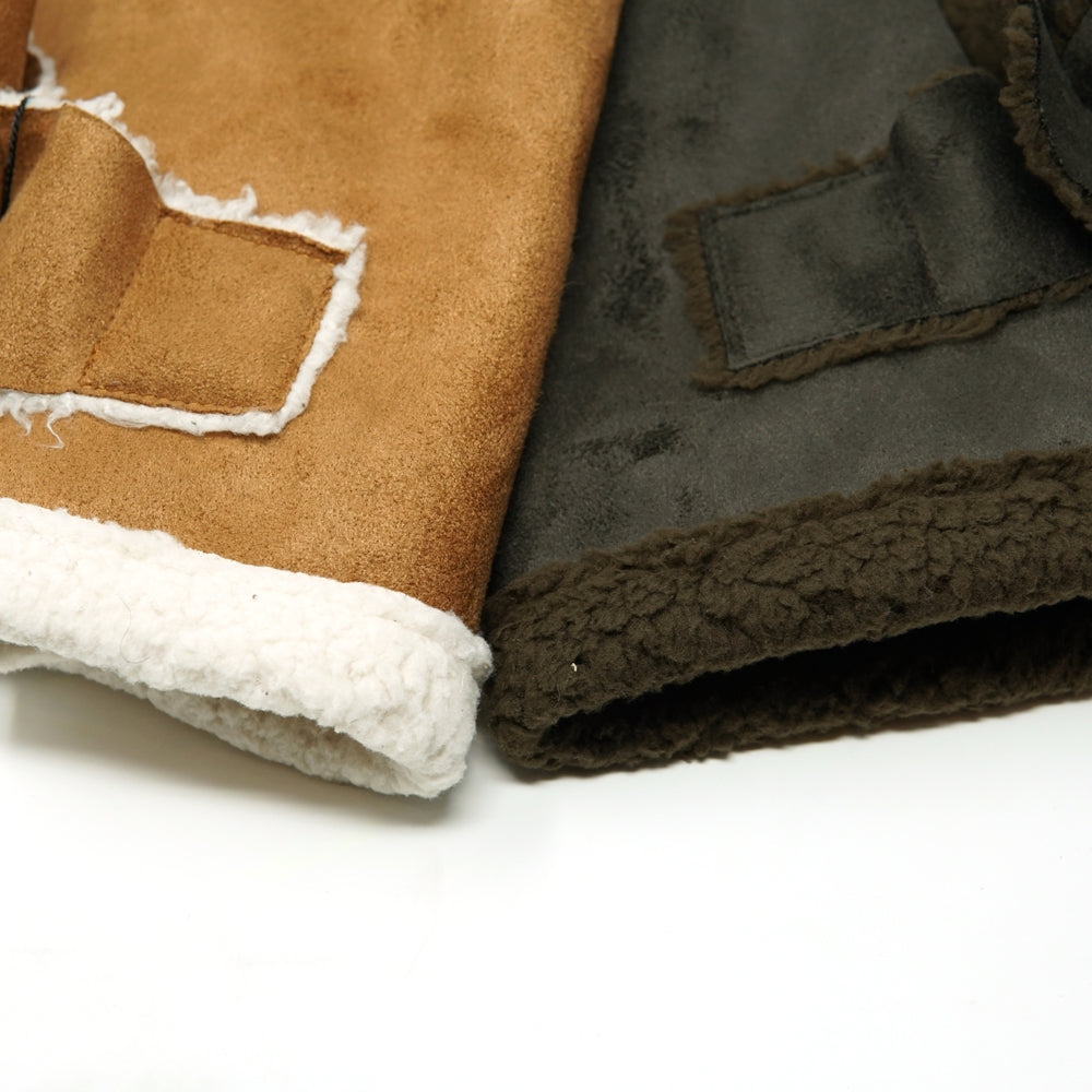No:AC433 | Name:BUFFALO NECK WARMER | Color:Brown/DarkBrown | Size:One【ORIGINAL JOHN_オリジナルジョン】【ネコポス選択可能】