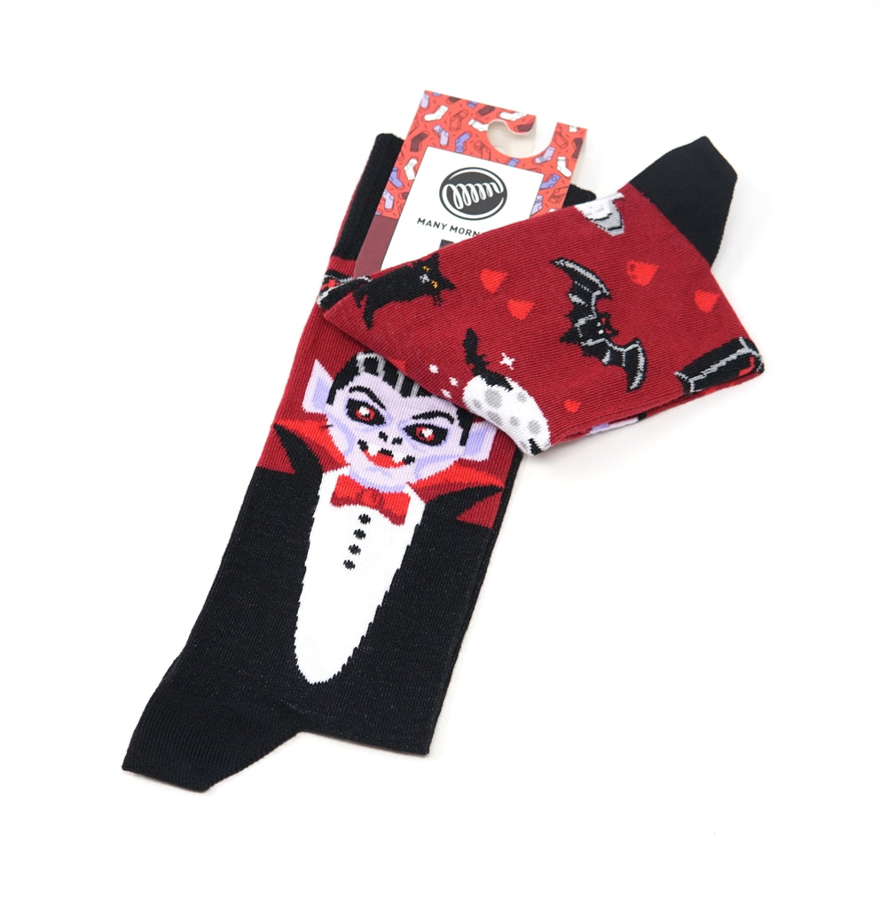reguler socks / Bloody Dracula【many mornings メニ―モーニングス】【ネコポス選択可能】