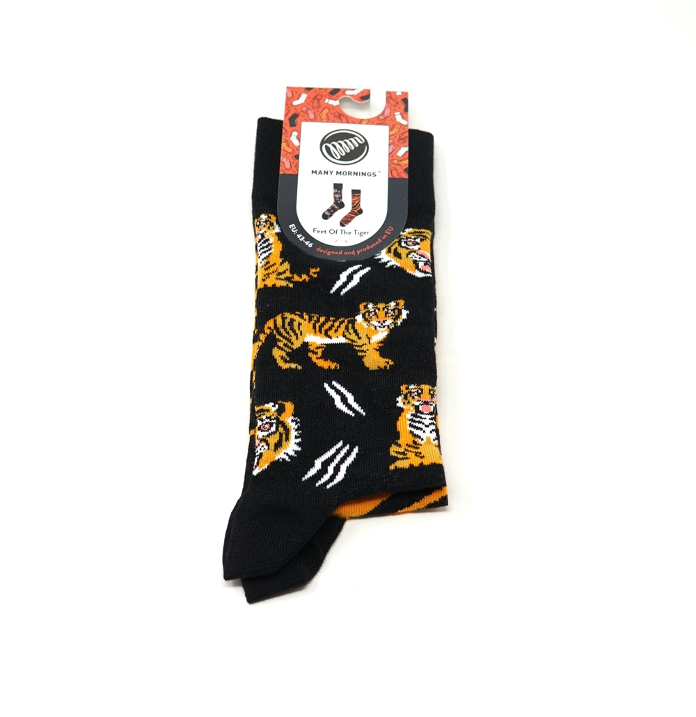 reguler socks / Feet Of The Tiger【many mornings メニ―モーニングス】【ネコポス選択可能】