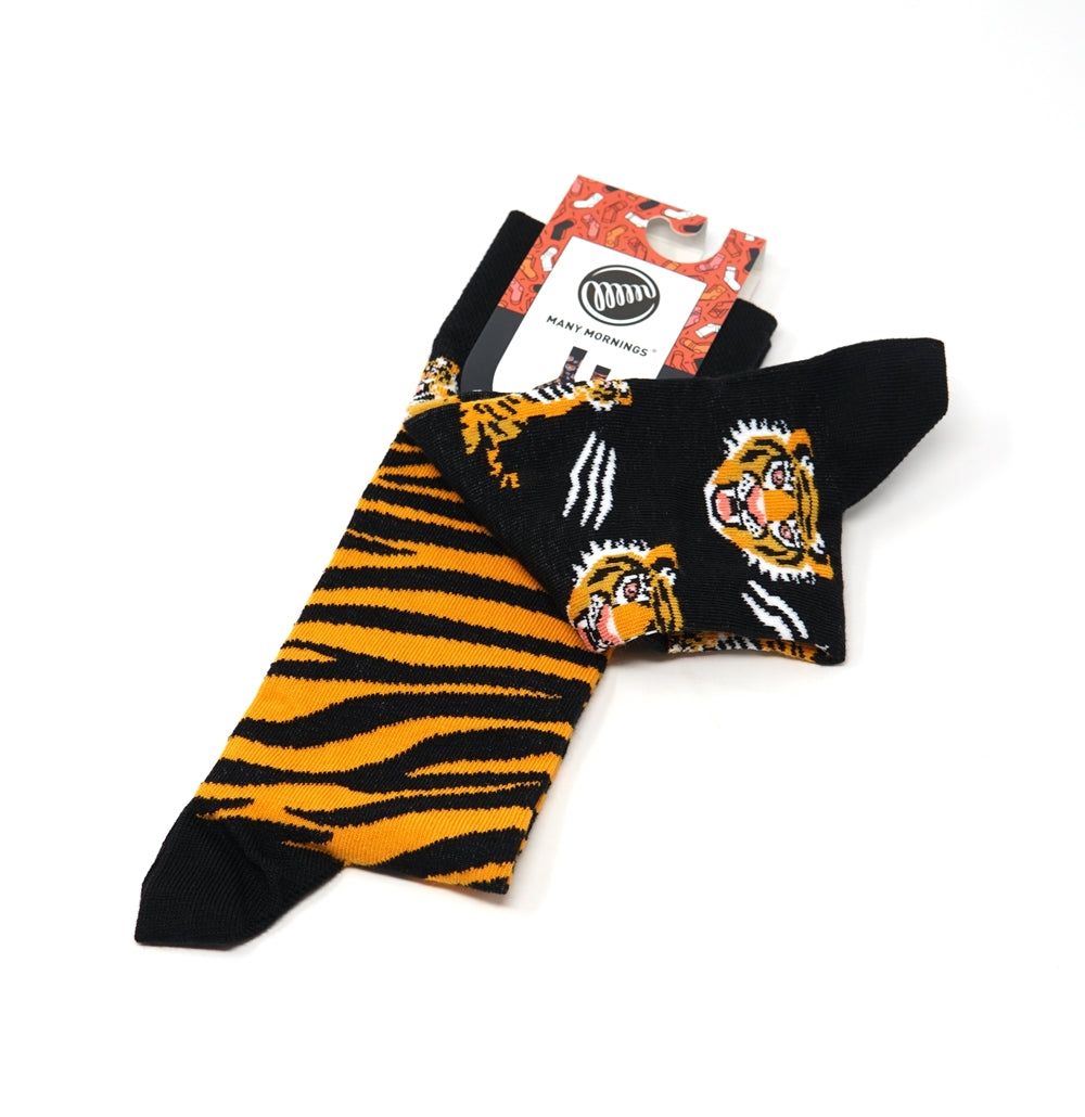 reguler socks / Feet Of The Tiger【many mornings メニ―モーニングス】【ネコポス選択可能】
