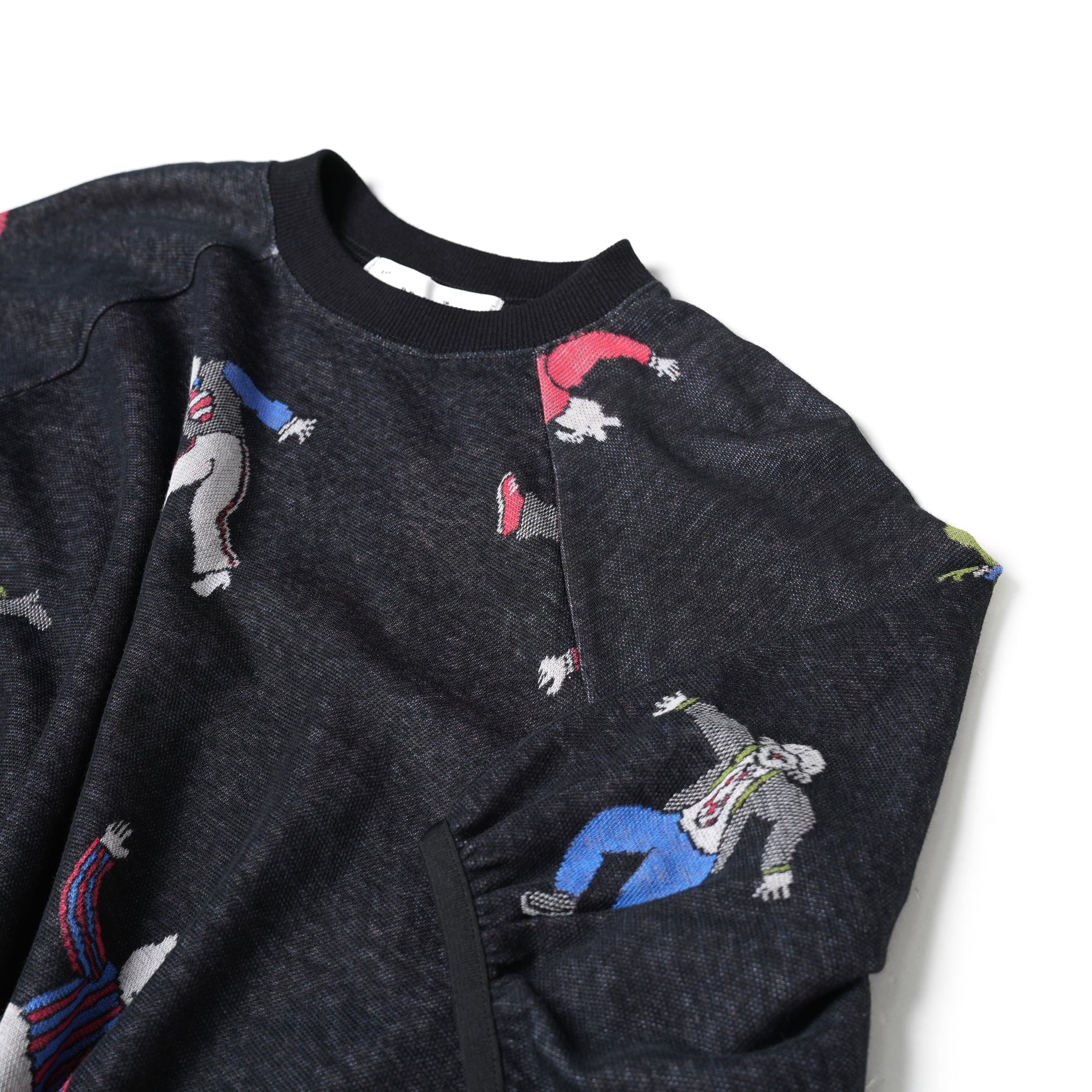 No:bsd23SS-22 | Name:Dance balloon T-shirt | Color:Black【BEDSIDEDRAMA_ベッドサイドドラマ】【archive】