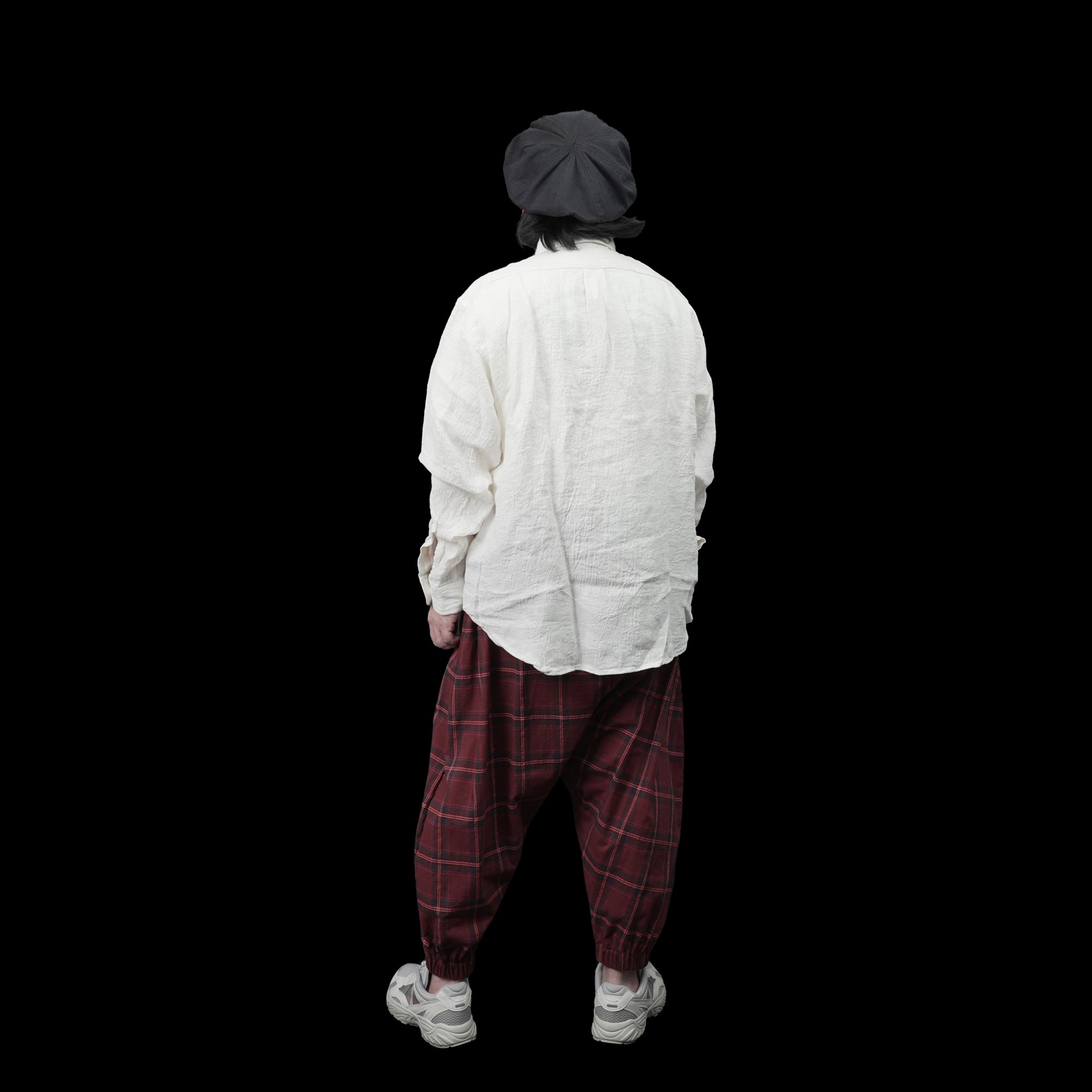 No:bsd23SS-10_a | Name:Checked sarrouel pants | Color:Red【BEDSIDEDRAMA_ベッドサイドドラマ】【archive】