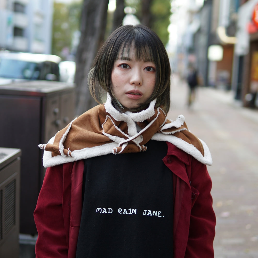 BUFFALO NECK WARMER – Brown / DarkBrown | Size:One | ORIGINAL JOHN【ネコポス選択可能】