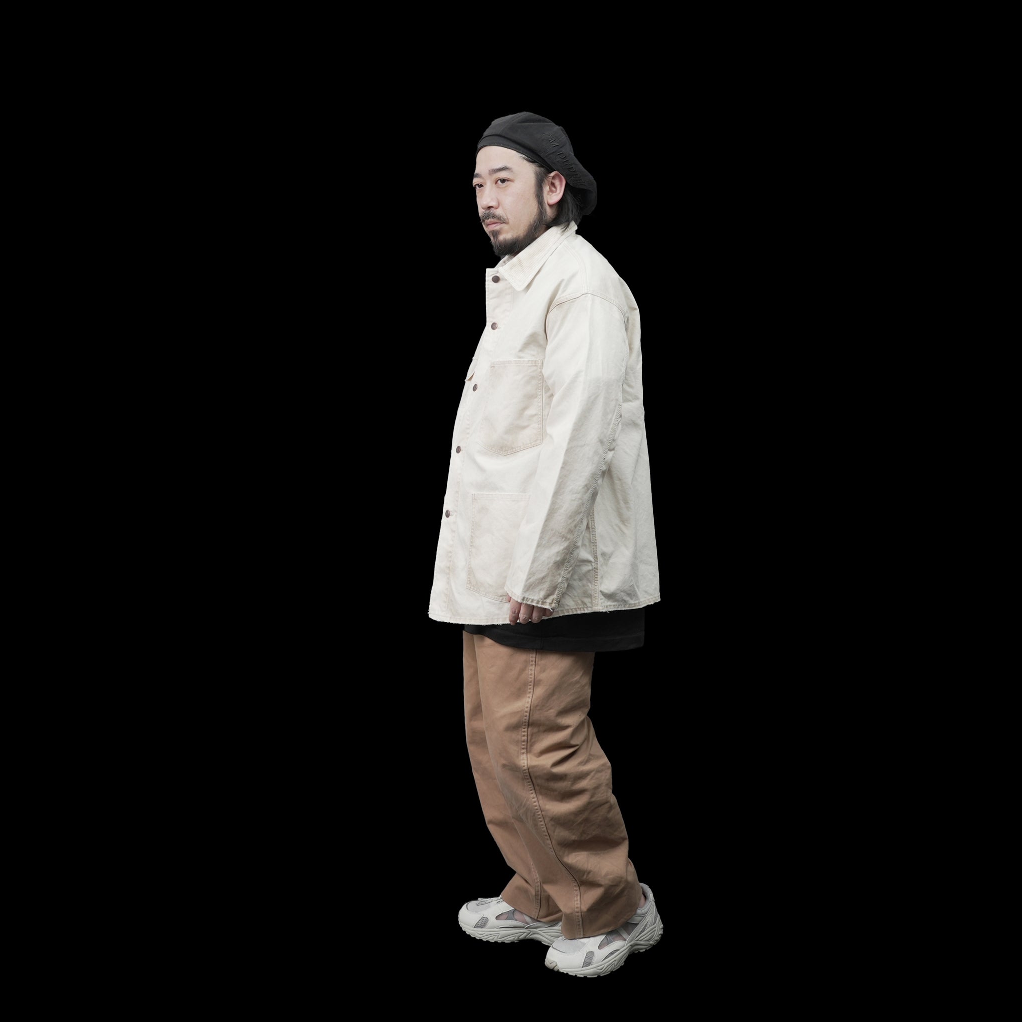 23#01373-5010 | CANVAS COVERALL Vintage 60’S | Color:ベージュ【MINAMI ANDERSON_ミナミアンダーソン】