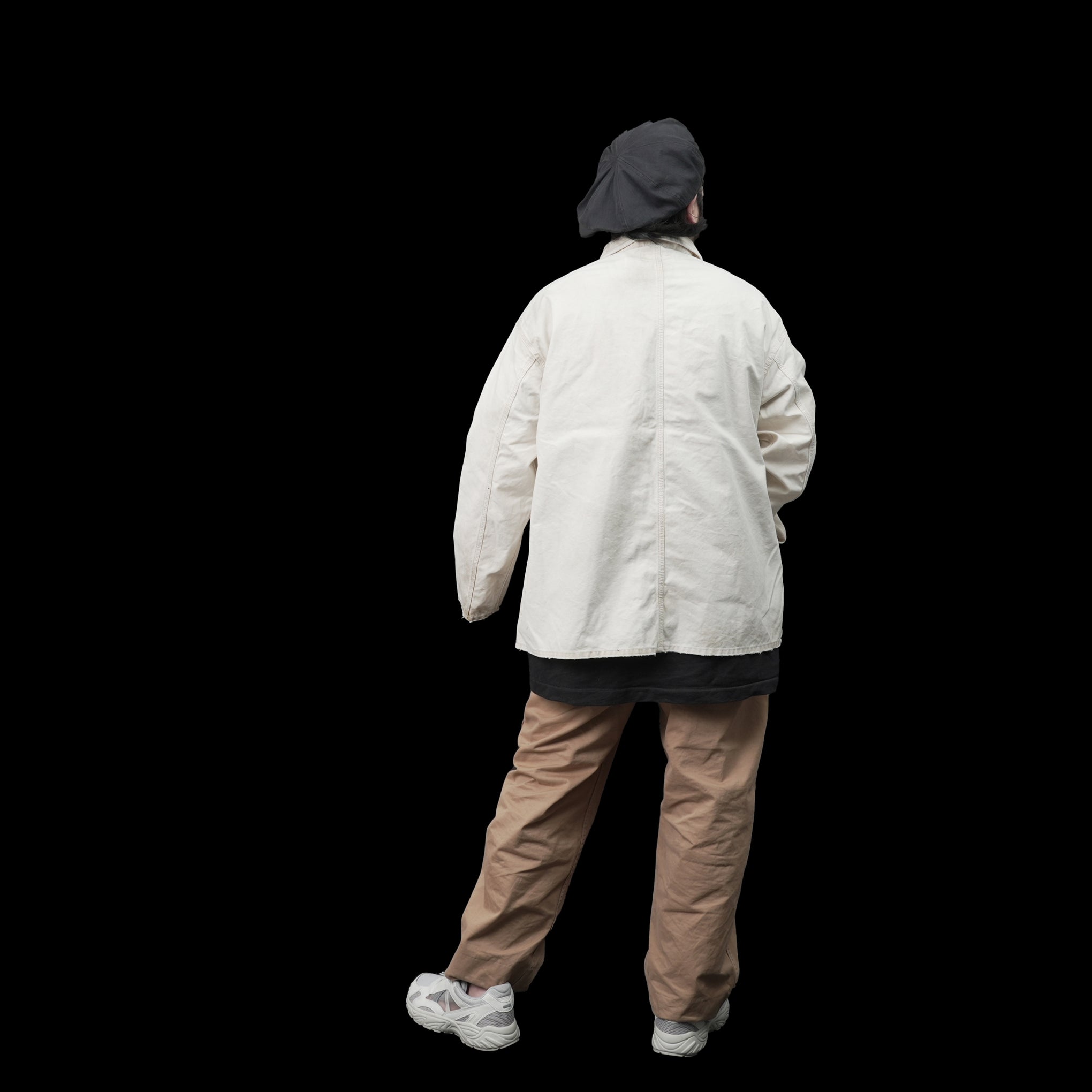 23#01373-5010 | CANVAS COVERALL Vintage 60’S | Color:ベージュ【MINAMI ANDERSON_ミナミアンダーソン】
