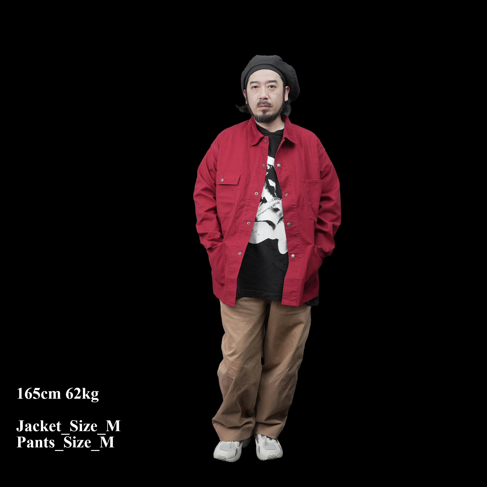 23#01373-5110 | CANVAS COVERALL Vintage 60’S | Color:レッド【MINAMI ANDERSON_ミナミアンダーソン】