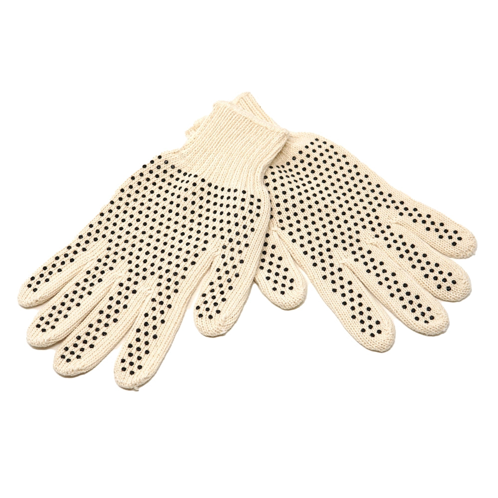 No:TS00089 | Name:BONES WORK GLOVES | Color:Natural / Black【TIRED_タイレッド】