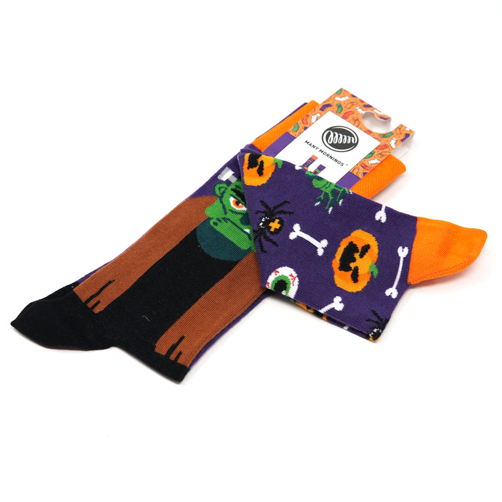 many mornings reguler socks / Frankenfeet / 【many mornings メニ―モーニングス】【ネコポス選択可能】-MANY MORNIGS-ADDICTION FUKUOKA