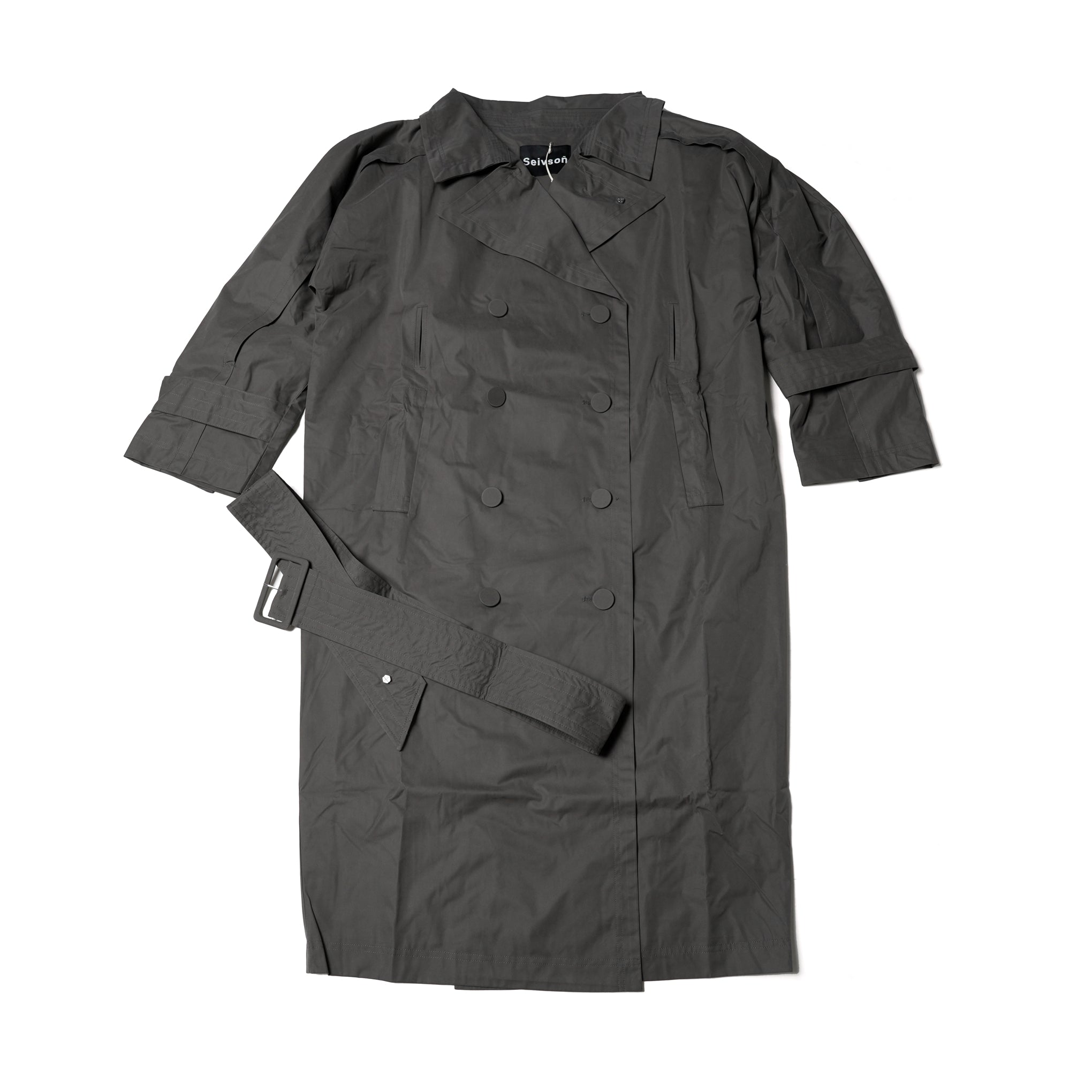 No:SNS23-C01_dg | Name:Seivson x dearruigallery Spring/Summer Show " Classic Cocoon Triple Wear Waterproof Windbreaker " Fashion Mist Grey | 【SEIVSON_セイブソン】