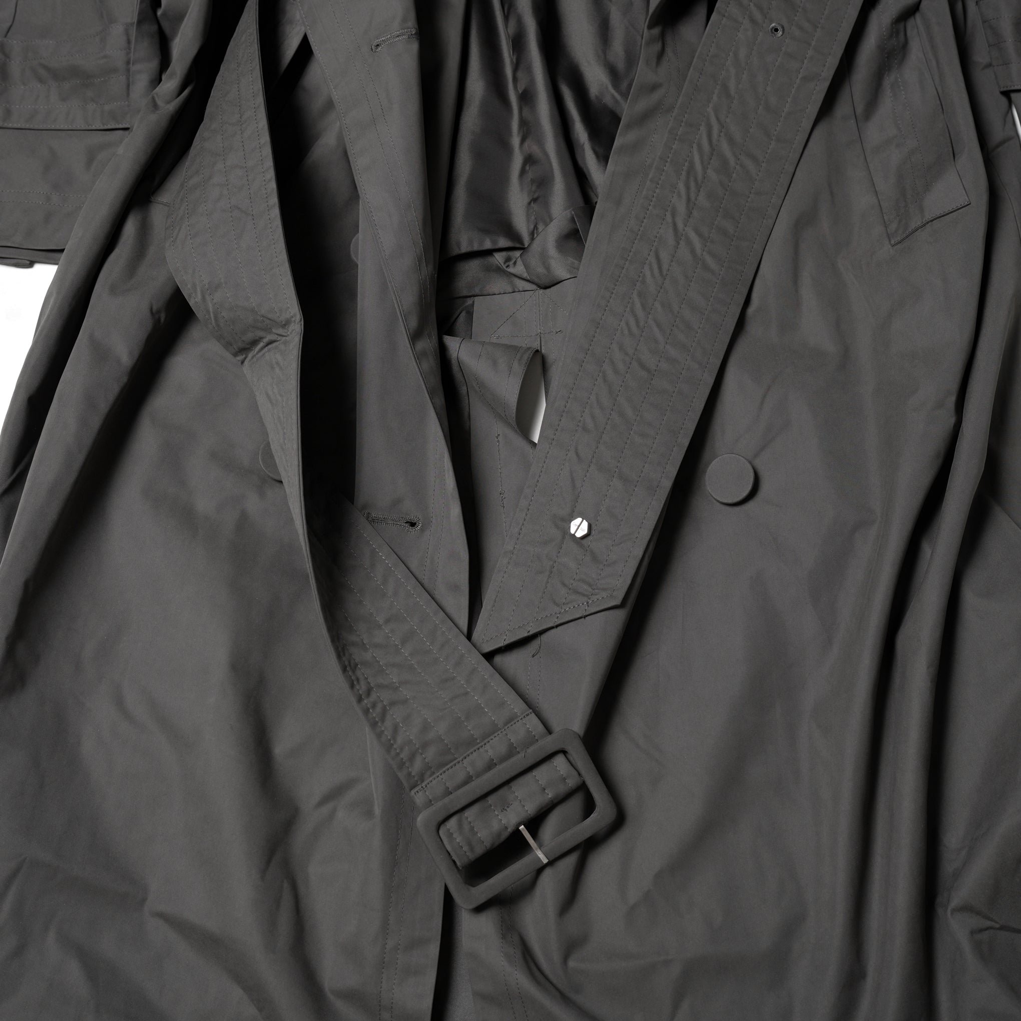 No:SNS23-C01_dg | Name:Seivson x dearruigallery Spring/Summer Show " Classic Cocoon Triple Wear Waterproof Windbreaker " Fashion Mist Grey | 【SEIVSON_セイブソン】