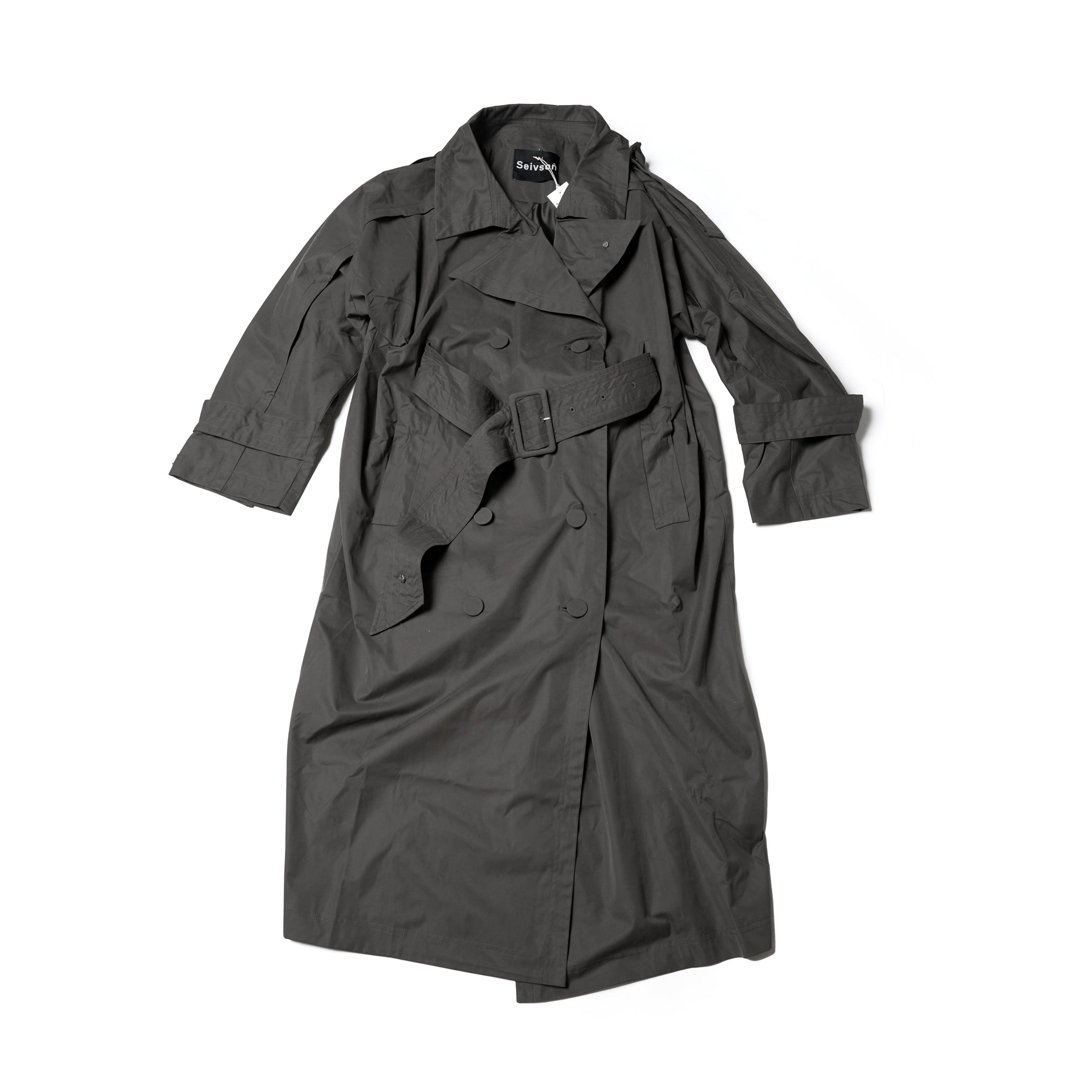No:SNS23-C01_dg | Name:Seivson x dearruigallery Spring/Summer Show " Classic Cocoon Triple Wear Waterproof Windbreaker " Fashion Mist Grey | 【SEIVSON_セイブソン】【archive】
