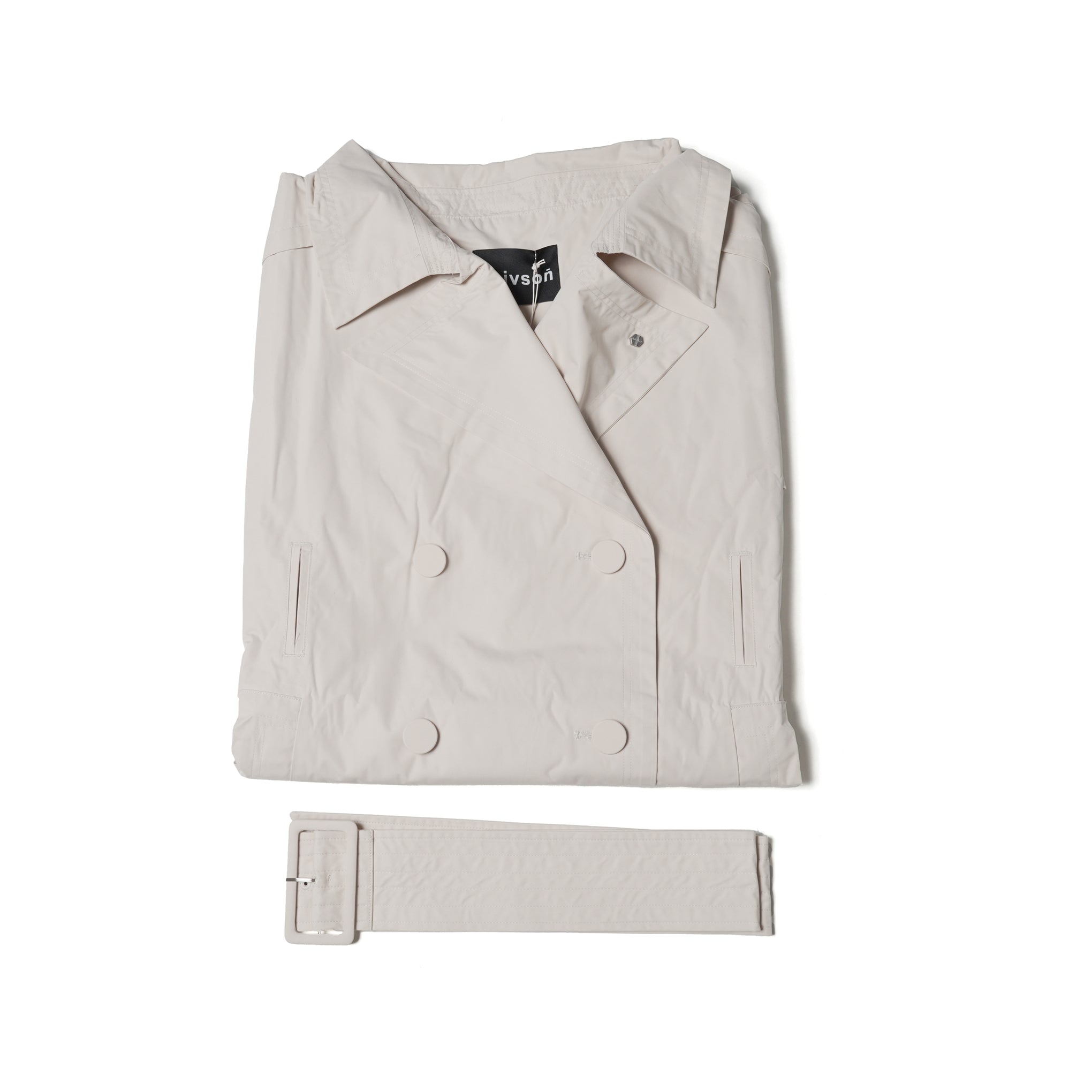 No:SNS23-C01_mf | Name:Seivson x dearruigallery Spring/Summer Show Edition " Classic Cocoon Triple Wear Waterproof Windbreaker " Fashion Matte White | 【SEIVSON_セイブソン】【archive】