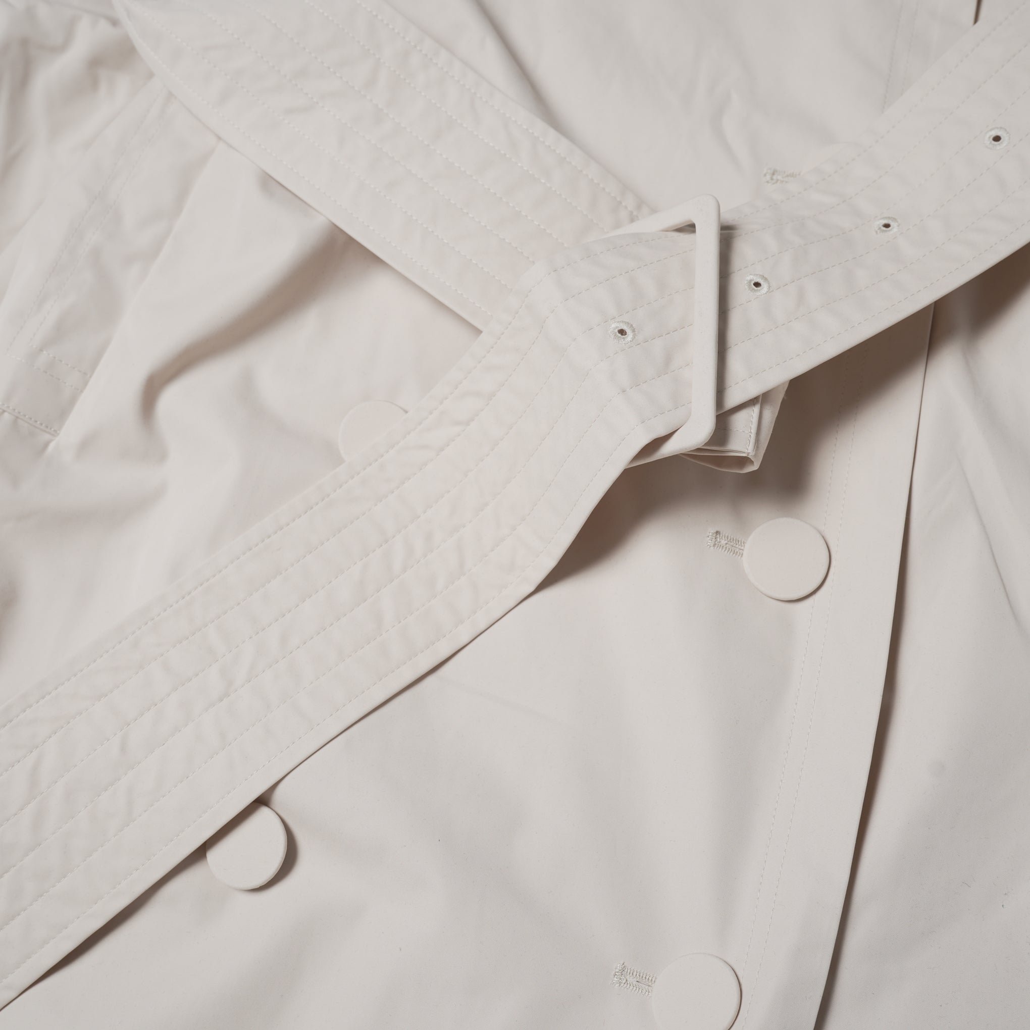 No:SNS23-C01_mf | Name:Seivson x dearruigallery Spring/Summer Show Edition " Classic Cocoon Triple Wear Waterproof Windbreaker " Fashion Matte White | 【SEIVSON_セイブソン】【archive】