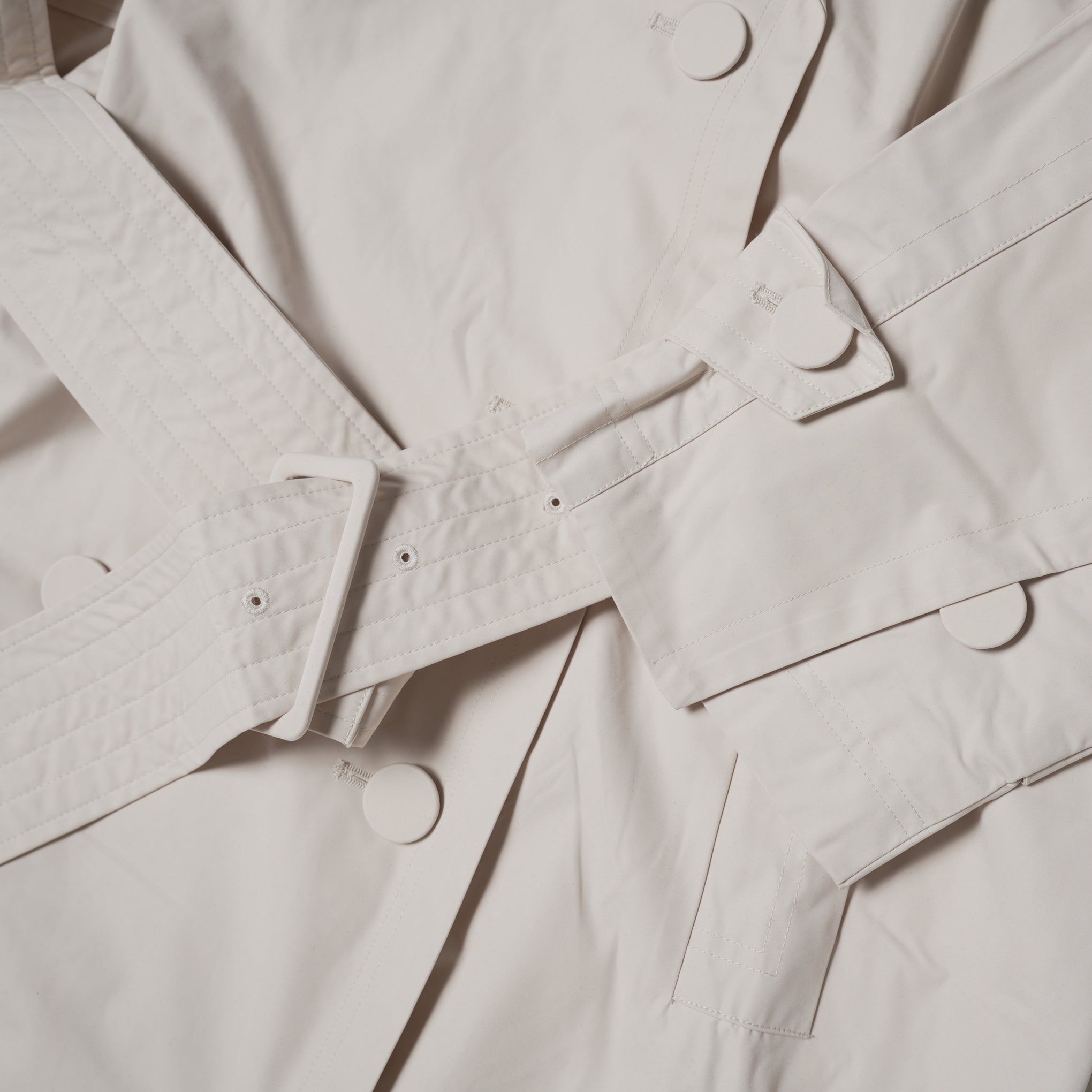 No:SNS23-C01_mf | Name:Seivson x dearruigallery Spring/Summer Show Edition " Classic Cocoon Triple Wear Waterproof Windbreaker " Fashion Matte White | 【SEIVSON_セイブソン】【archive】