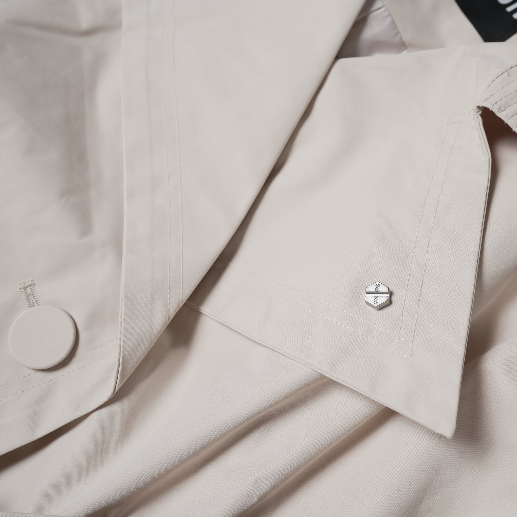 No:SNS23-C01_mf | Name:Seivson x dearruigallery Spring/Summer Show Edition " Classic Cocoon Triple Wear Waterproof Windbreaker " Fashion Matte White | 【SEIVSON_セイブソン】【archive】