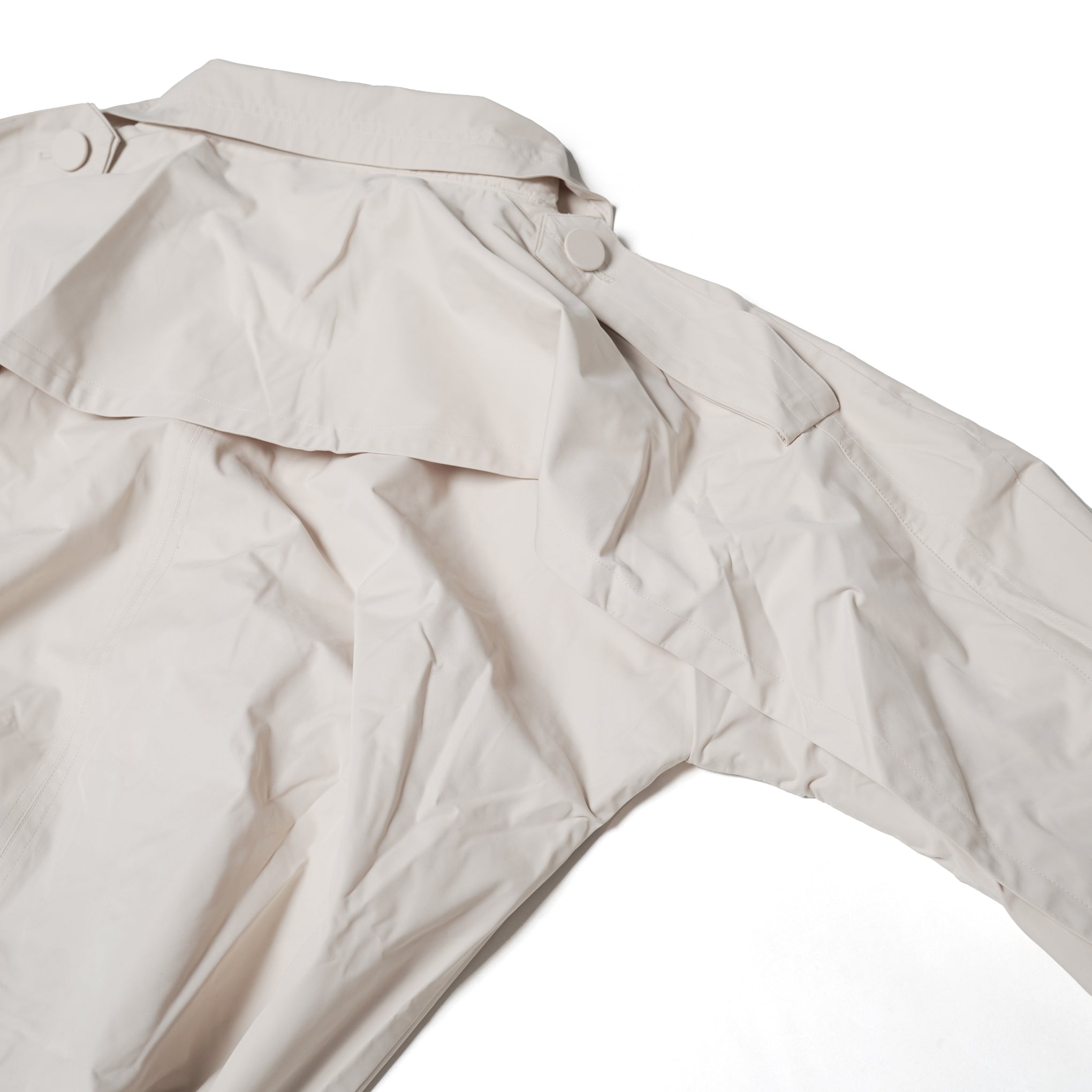No:SNS23-C01_mf | Name:Seivson x dearruigallery Spring/Summer Show Edition " Classic Cocoon Triple Wear Waterproof Windbreaker " Fashion Matte White | 【SEIVSON_セイブソン】【archive】