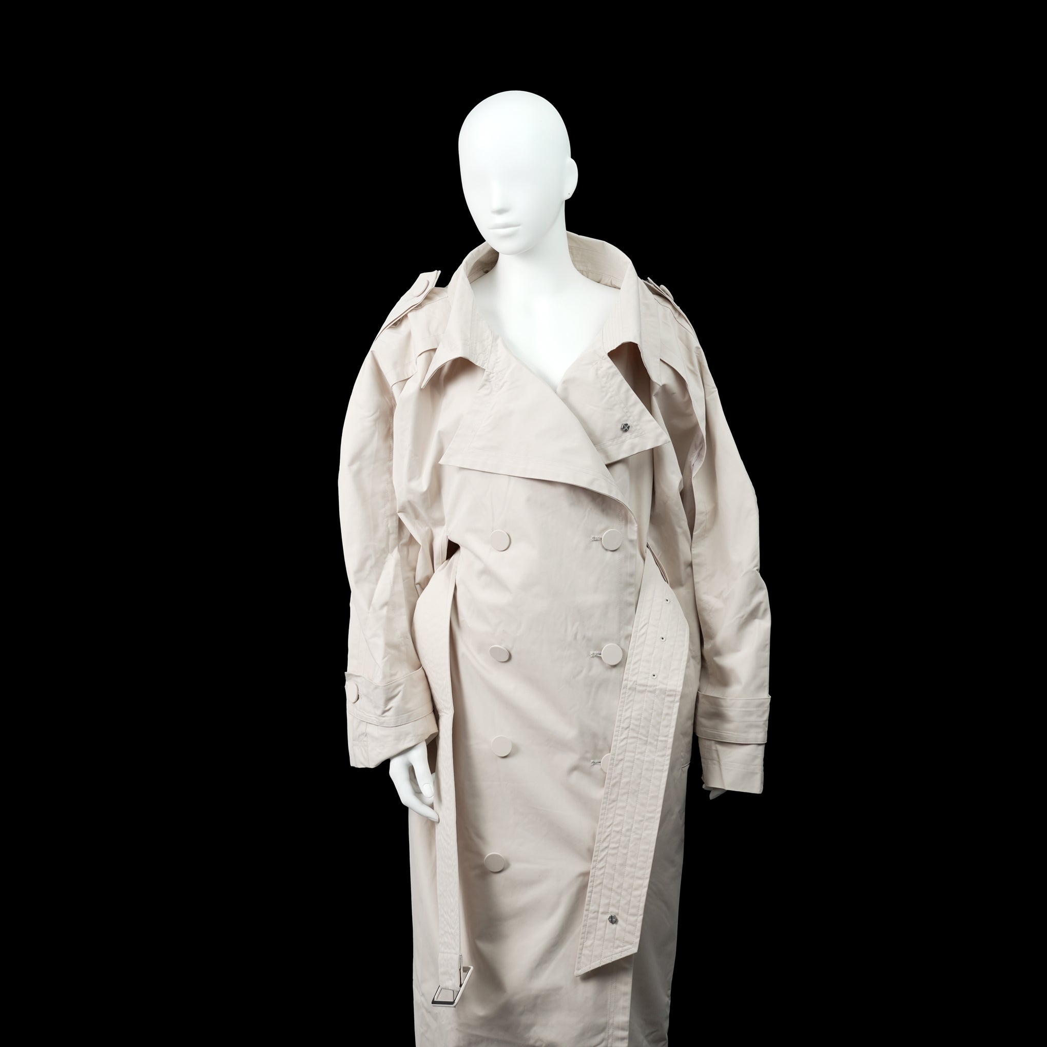 No:SNS23-C01_mf | Name:Seivson x dearruigallery Spring/Summer Show Edition " Classic Cocoon Triple Wear Waterproof Windbreaker " Fashion Matte White | 【SEIVSON_セイブソン】【archive】
