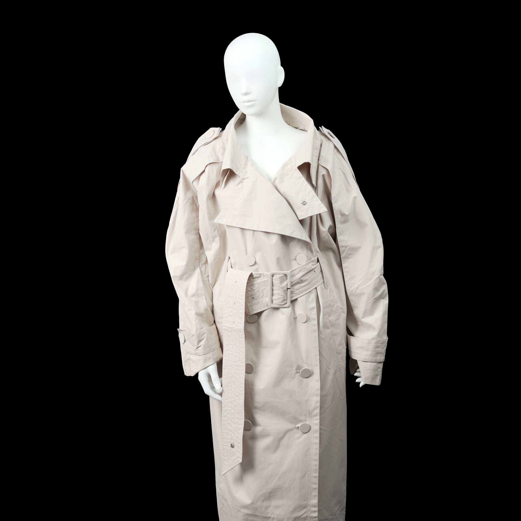 No:SNS23-C01_mf | Name:Seivson x dearruigallery Spring/Summer Show Edition " Classic Cocoon Triple Wear Waterproof Windbreaker " Fashion Matte White | 【SEIVSON_セイブソン】