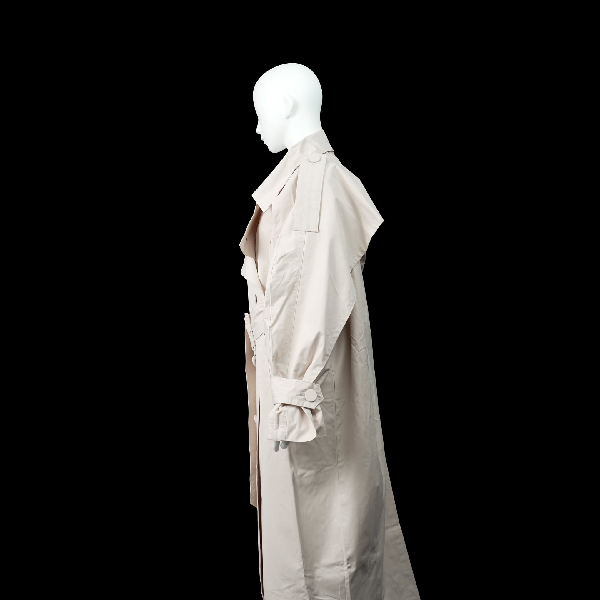 No:SNS23-C01_mf | Name:Seivson x dearruigallery Spring/Summer Show Edition " Classic Cocoon Triple Wear Waterproof Windbreaker " Fashion Matte White | 【SEIVSON_セイブソン】