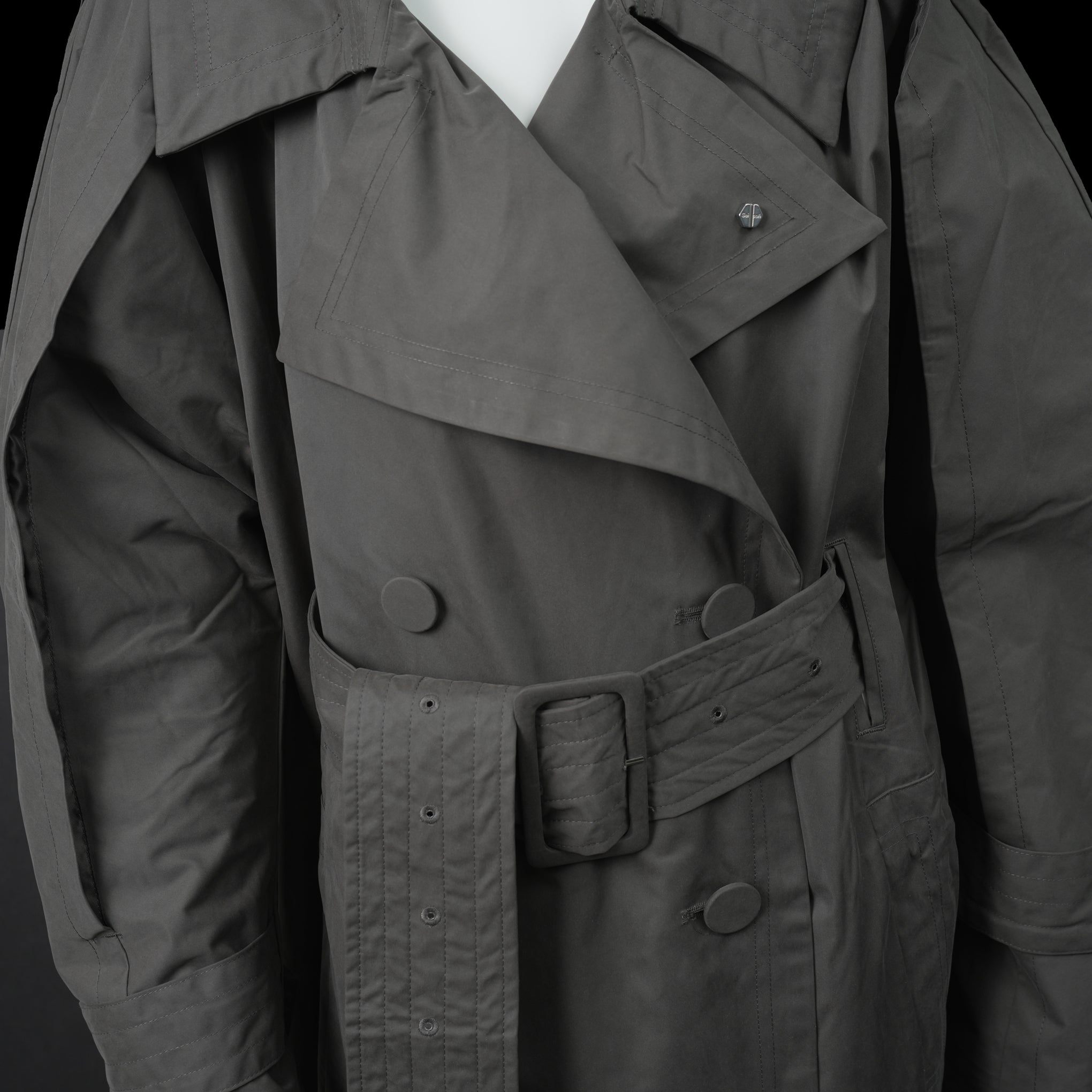 No:SNS23-C01_dg | Name:Seivson x dearruigallery Spring/Summer Show " Classic Cocoon Triple Wear Waterproof Windbreaker " Fashion Mist Grey | 【SEIVSON_セイブソン】