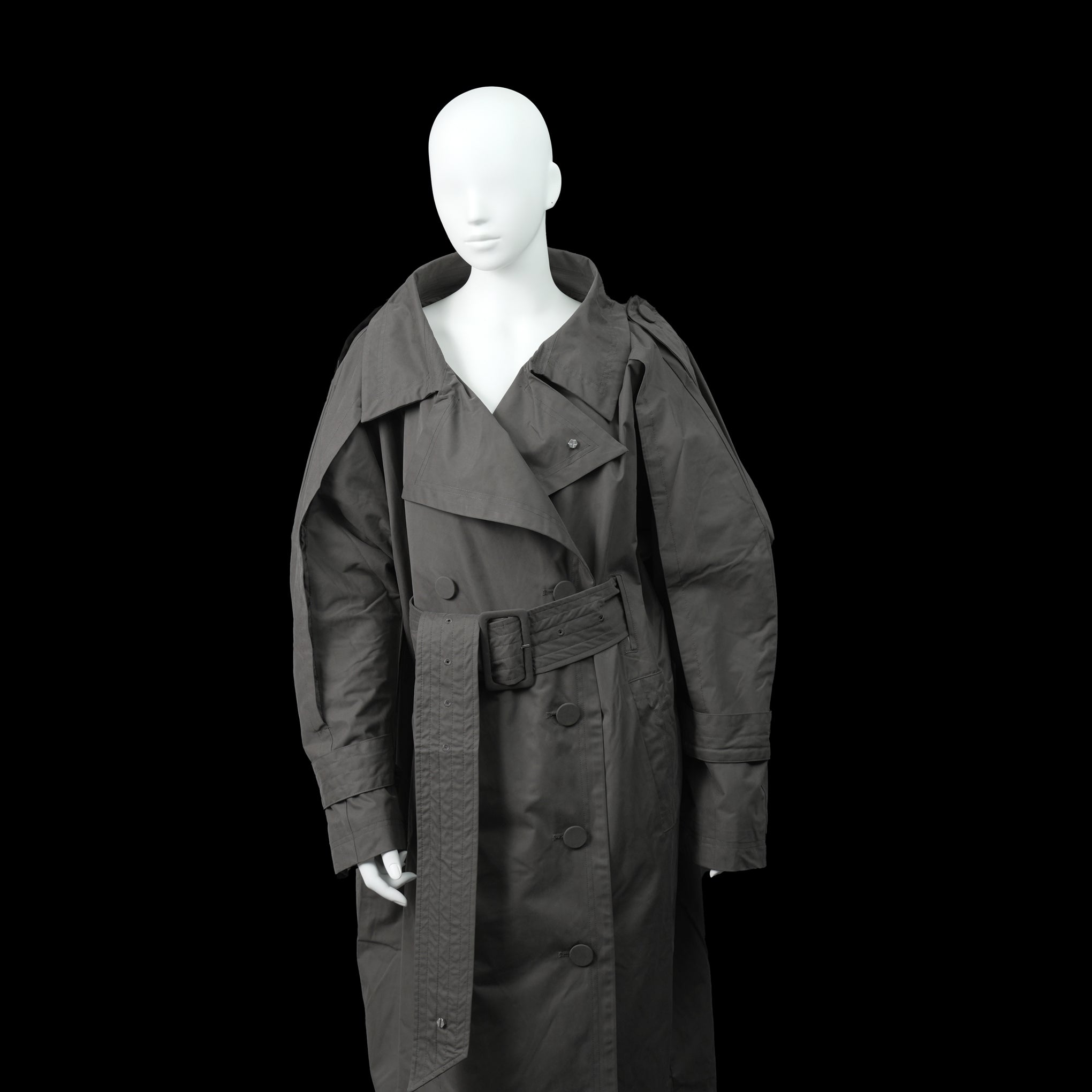 No:SNS23-C01_dg | Name:Seivson x dearruigallery Spring/Summer Show " Classic Cocoon Triple Wear Waterproof Windbreaker " Fashion Mist Grey | 【SEIVSON_セイブソン】