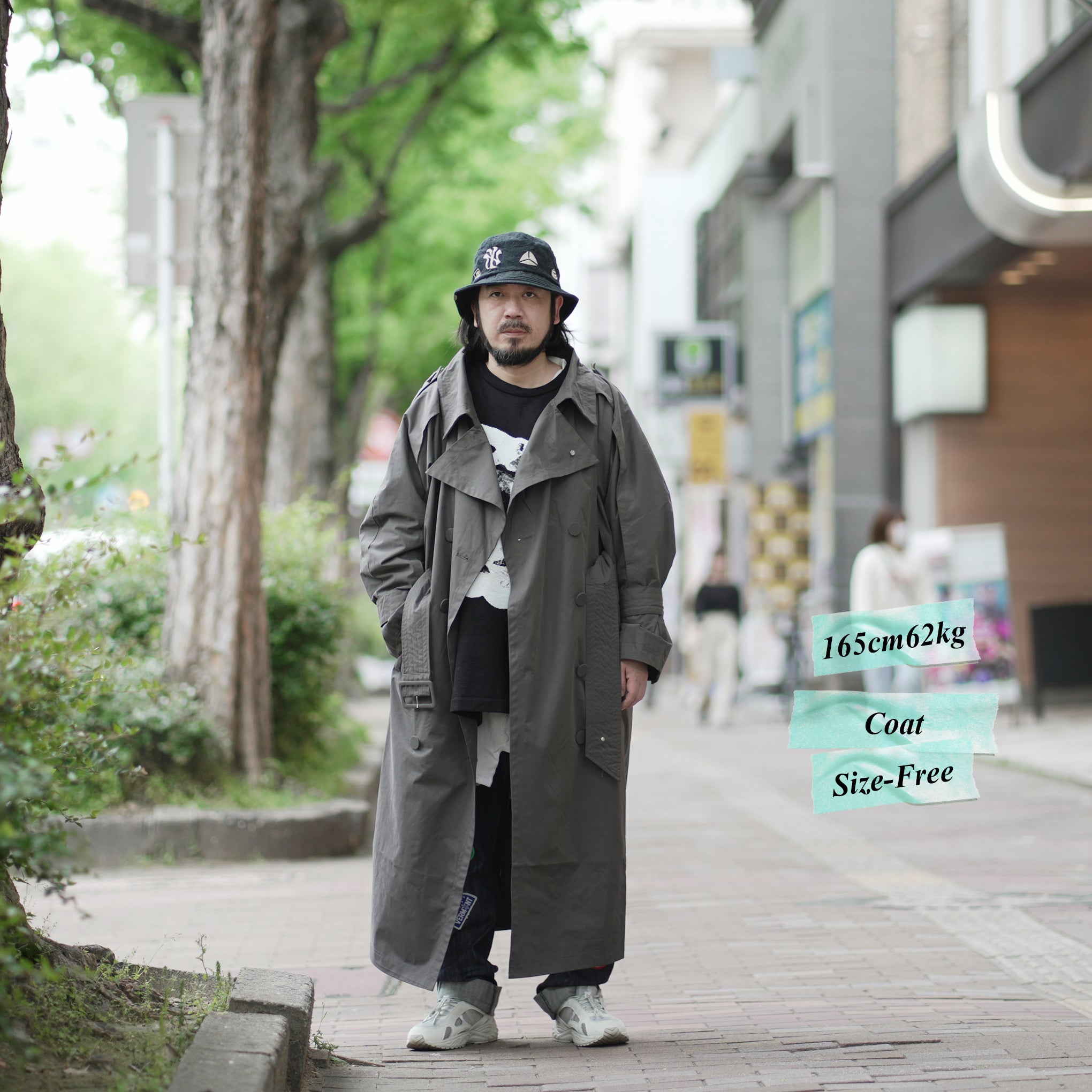 No:SNS23-C01_dg | Name:Seivson x dearruigallery Spring/Summer Show " Classic Cocoon Triple Wear Waterproof Windbreaker " Fashion Mist Grey | 【SEIVSON_セイブソン】【archive】