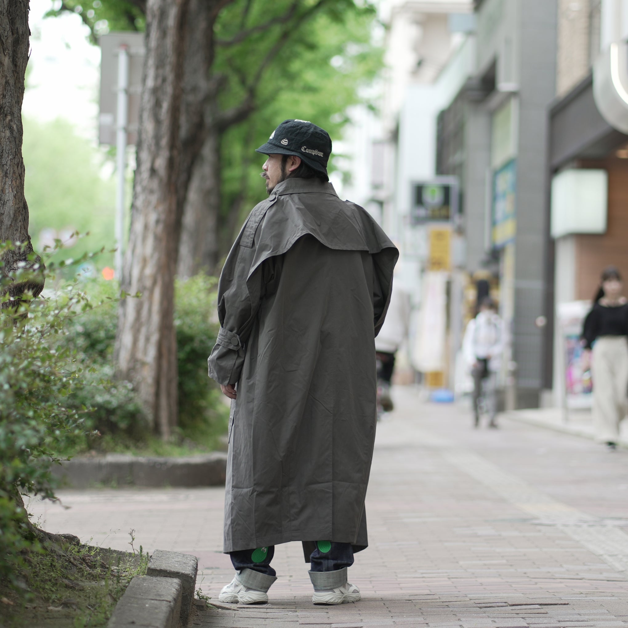 No:SNS23-C01_dg | Name:Seivson x dearruigallery Spring/Summer Show " Classic Cocoon Triple Wear Waterproof Windbreaker " Fashion Mist Grey | 【SEIVSON_セイブソン】【archive】