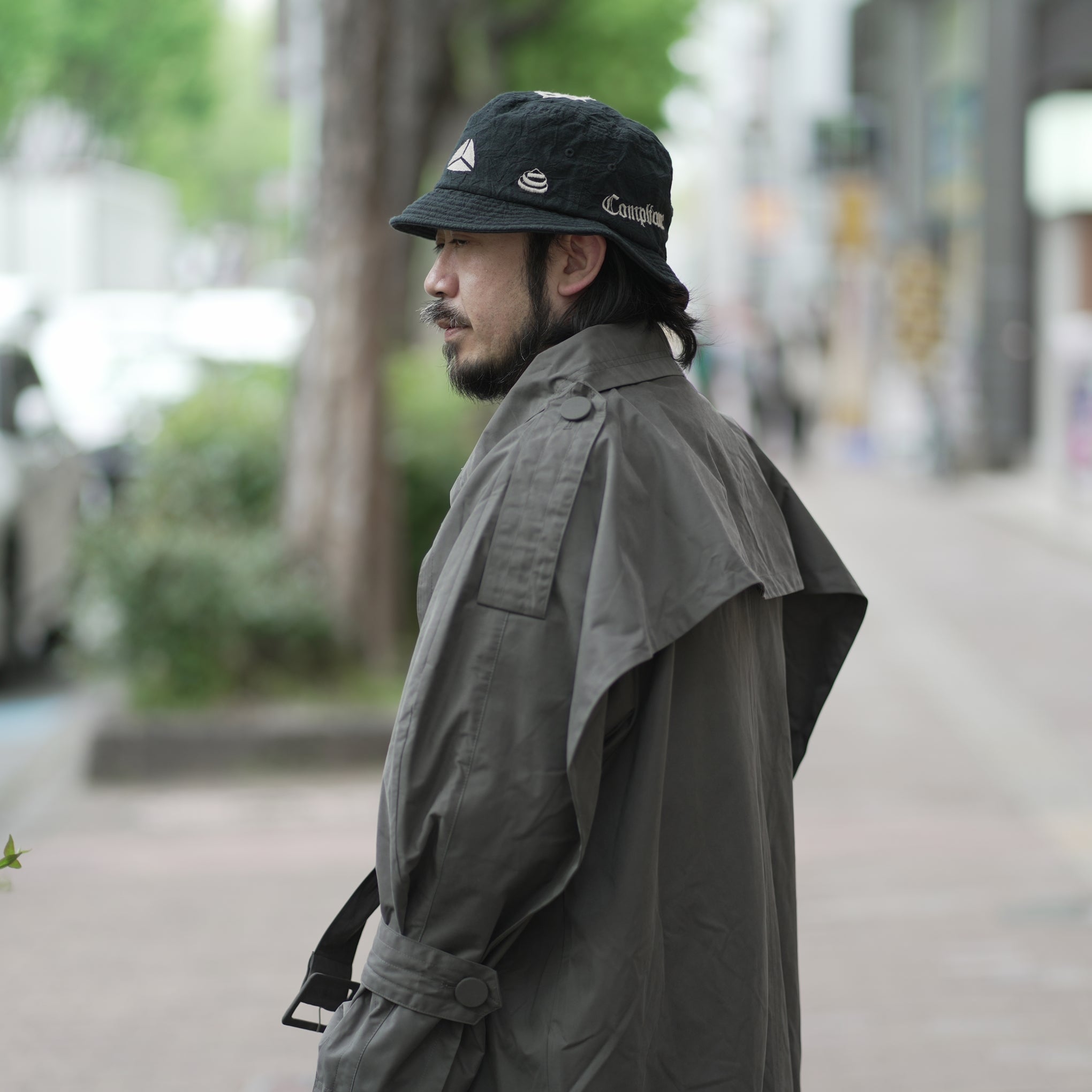 No:SNS23-C01_dg | Name:Seivson x dearruigallery Spring/Summer Show " Classic Cocoon Triple Wear Waterproof Windbreaker " Fashion Mist Grey | 【SEIVSON_セイブソン】【archive】