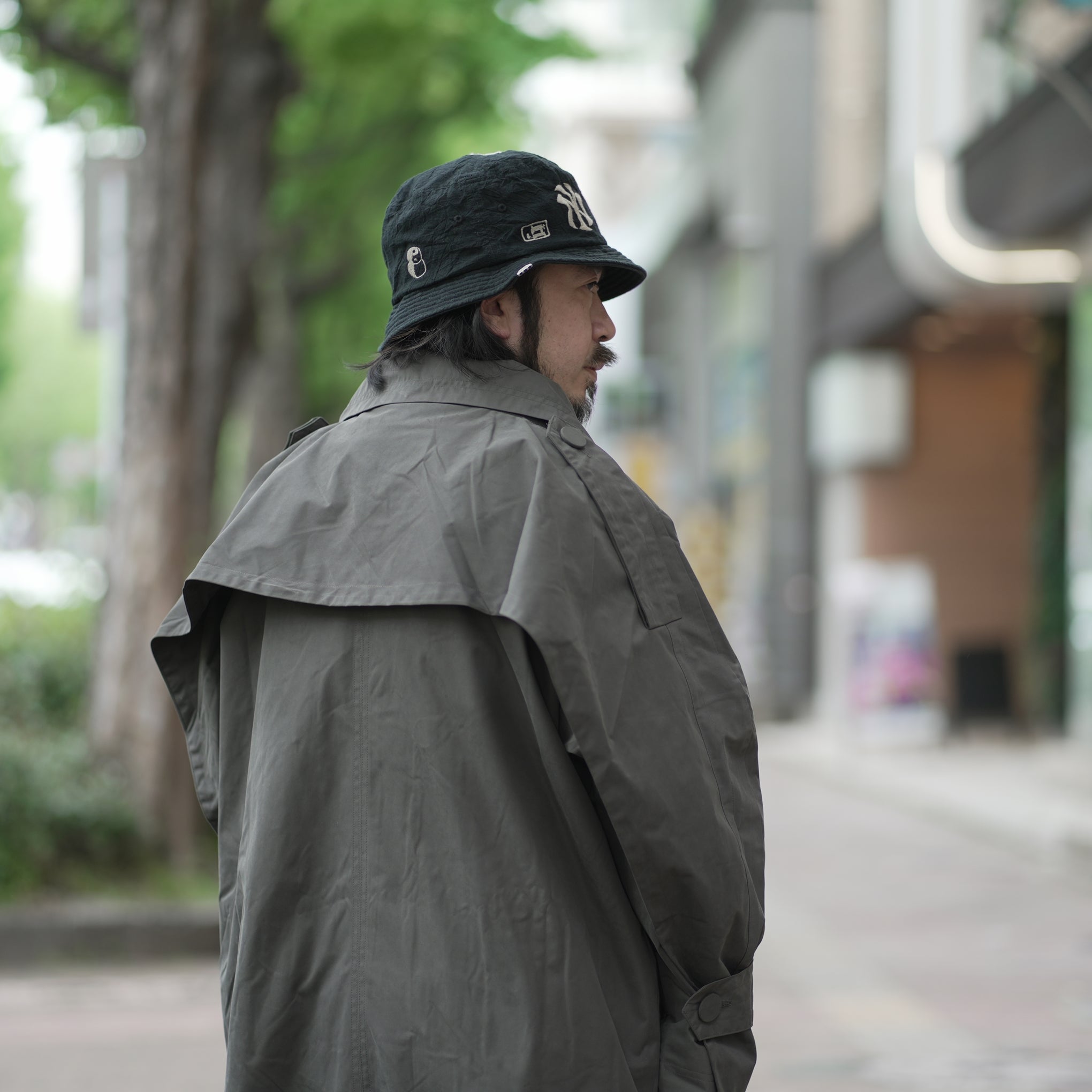 No:SNS23-C01_dg | Name:Seivson x dearruigallery Spring/Summer Show " Classic Cocoon Triple Wear Waterproof Windbreaker " Fashion Mist Grey | 【SEIVSON_セイブソン】【archive】