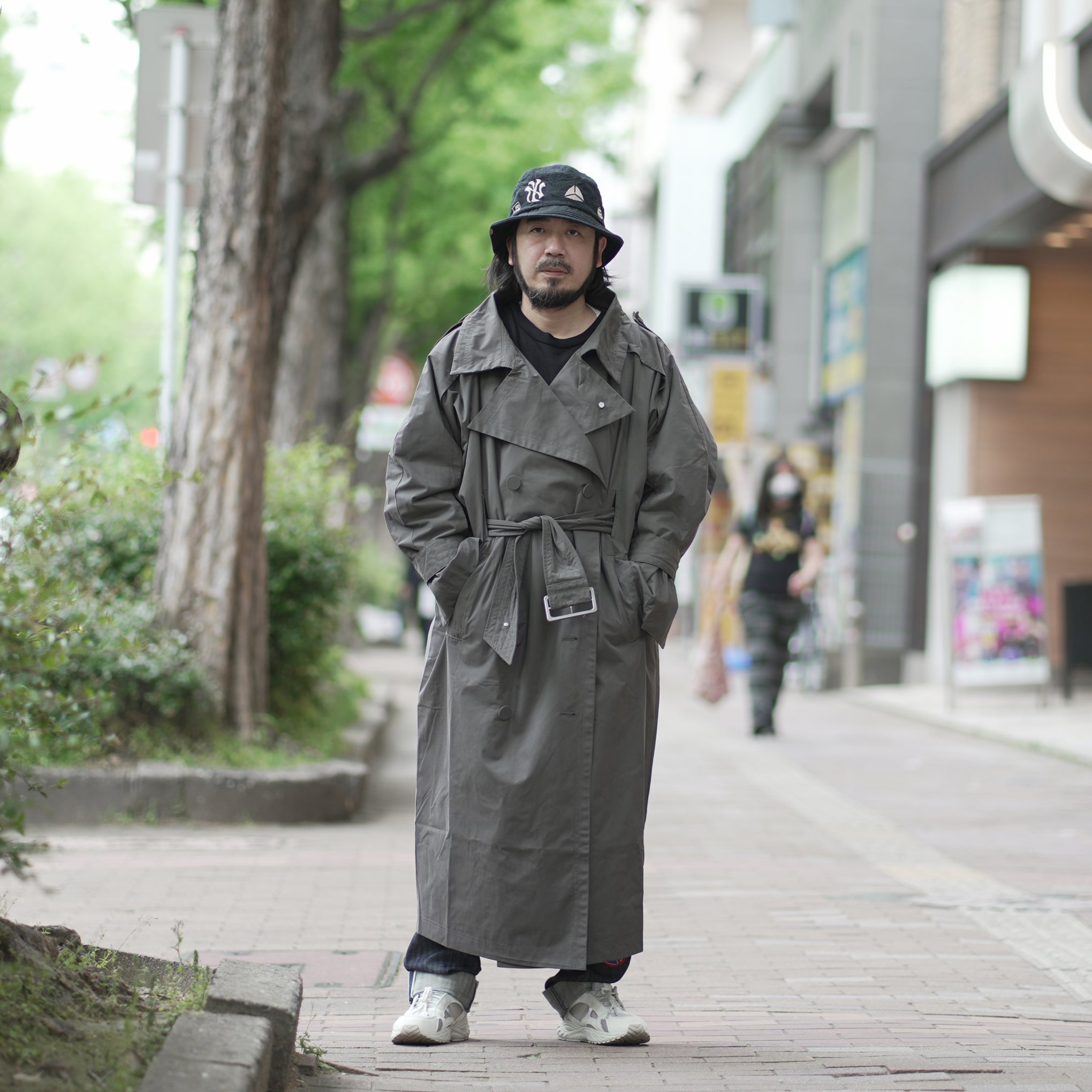 No:SNS23-C01_dg | Name:Seivson x dearruigallery Spring/Summer Show " Classic Cocoon Triple Wear Waterproof Windbreaker " Fashion Mist Grey | 【SEIVSON_セイブソン】【archive】
