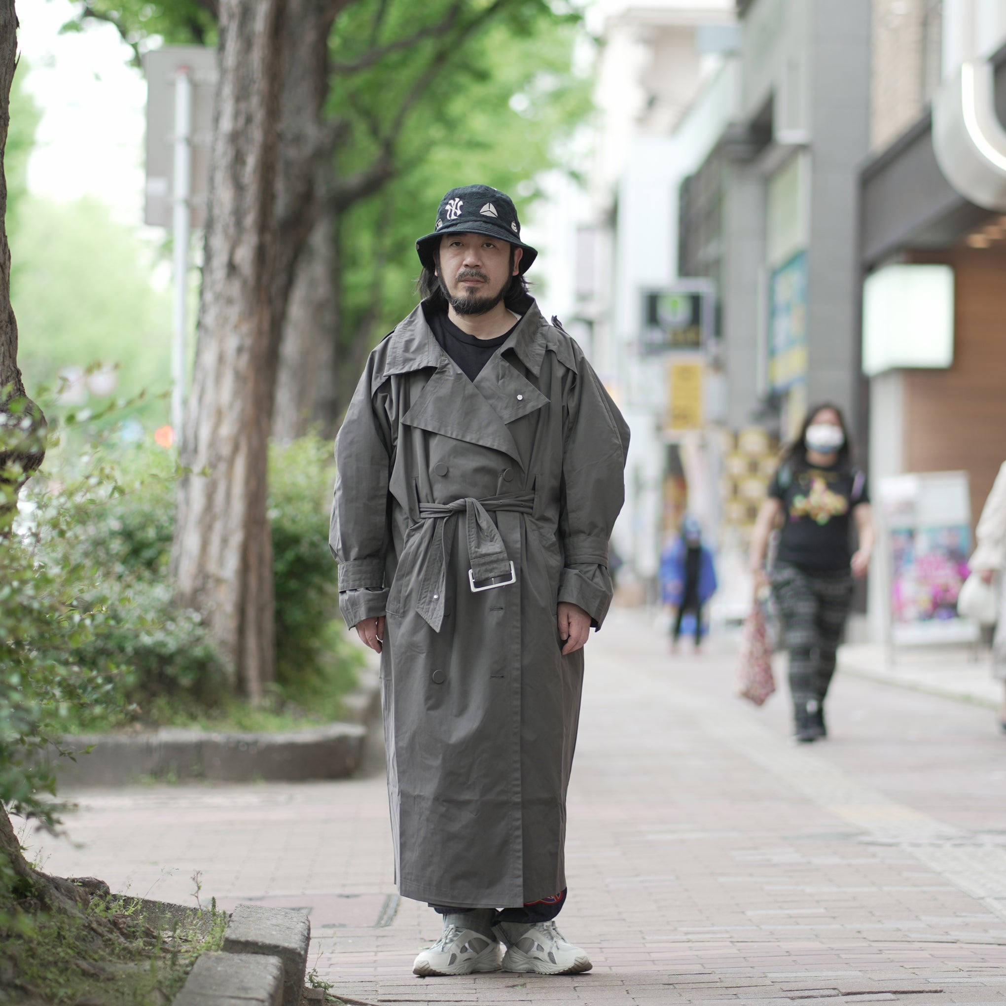 No:SNS23-C01_dg | Name:Seivson x dearruigallery Spring/Summer Show " Classic Cocoon Triple Wear Waterproof Windbreaker " Fashion Mist Grey | 【SEIVSON_セイブソン】