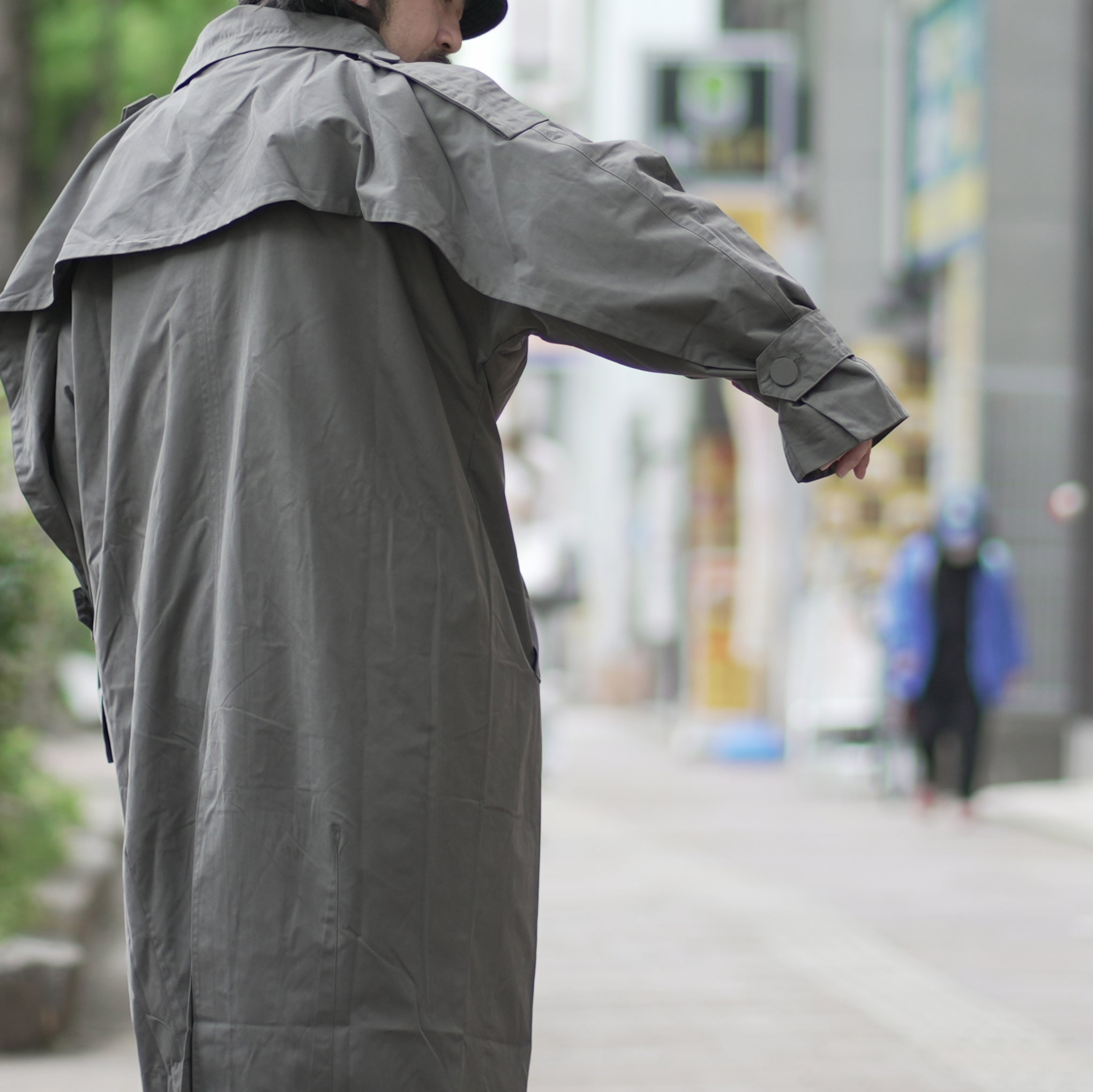 No:SNS23-C01_dg | Name:Seivson x dearruigallery Spring/Summer Show " Classic Cocoon Triple Wear Waterproof Windbreaker " Fashion Mist Grey | 【SEIVSON_セイブソン】【archive】