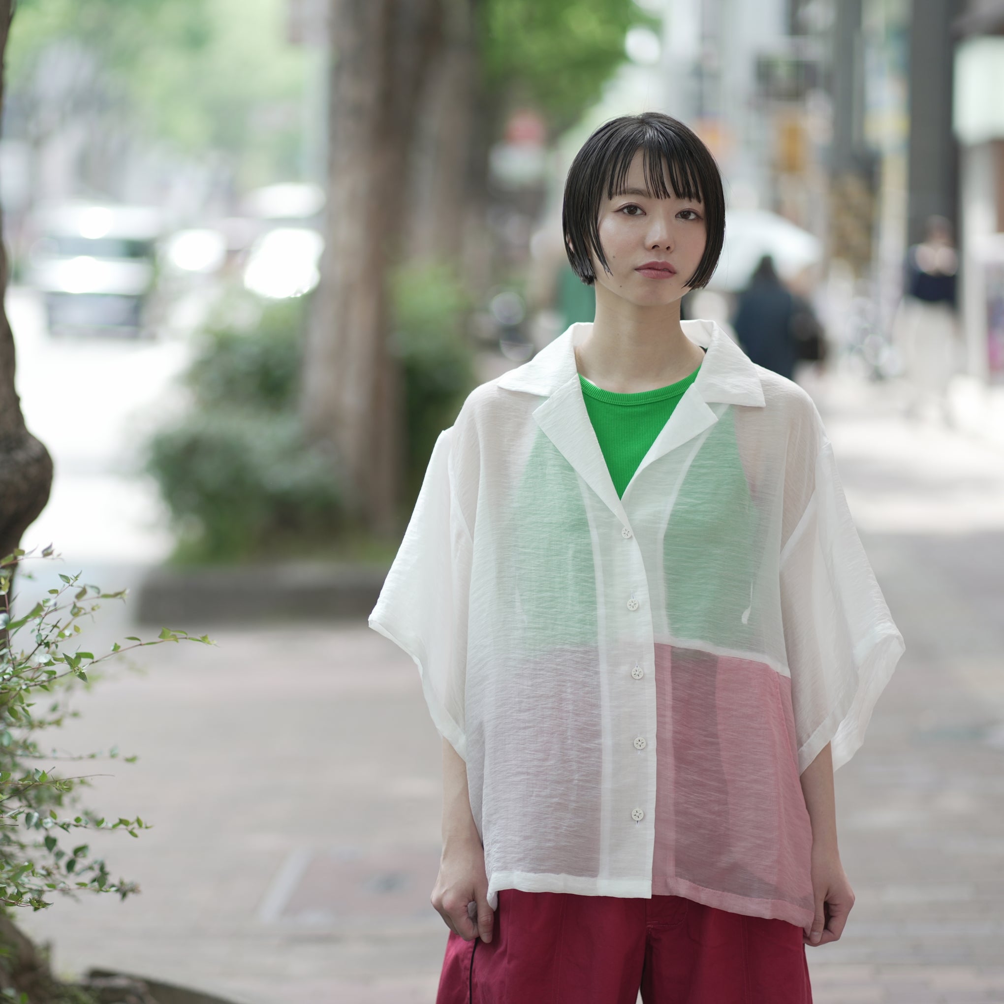 No:bsd23SS-13_a | Name:Super relax shirt | Color:White【BEDSIDEDRAMA_ベッドサイドドラマ】【archive】