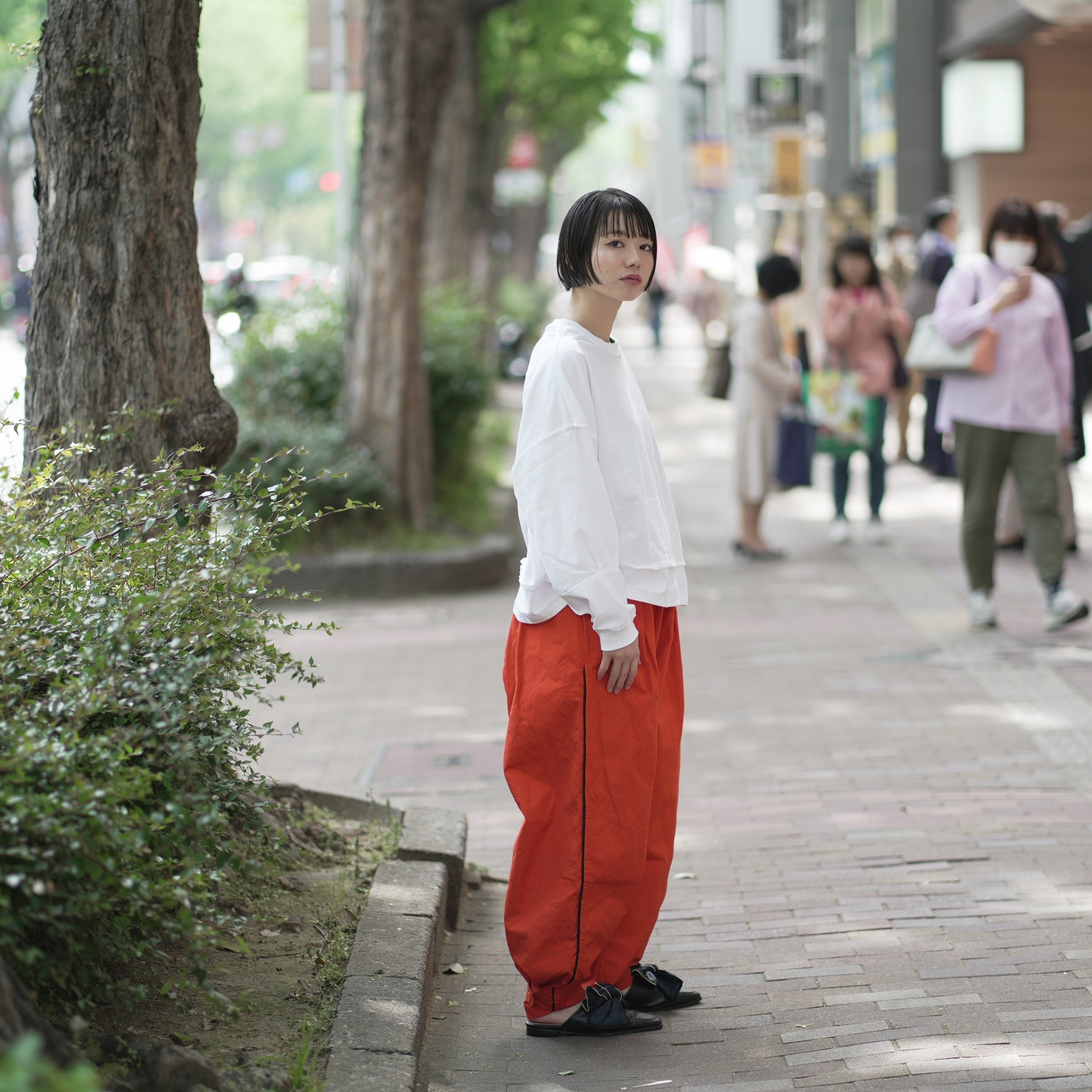 MATE-249 | リバーシブルBIGロンT | Color:Wht/Blk | Size-1【REHERSALL_リハーズオール】