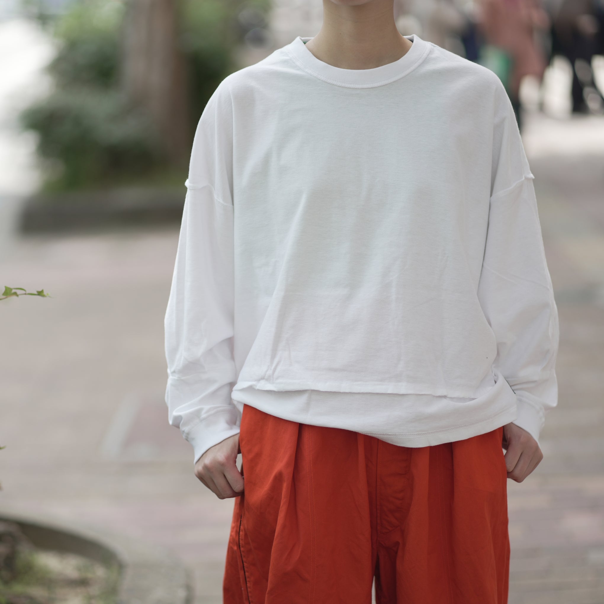 MATE-249 | リバーシブルBIGロンT | Color:Wht/Blk | Size-1【REHERSALL_リハーズオール】