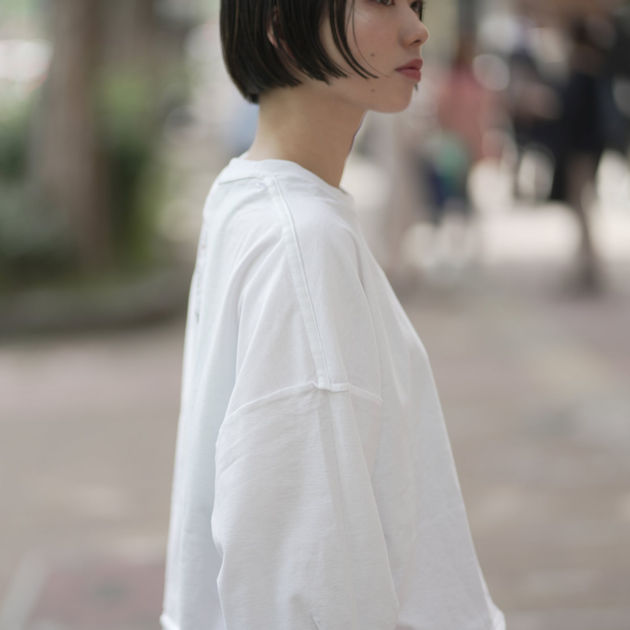 MATE-249 | リバーシブルBIGロンT | Color:Wht/Blk | Size-1【REHERSALL_リハーズオール】