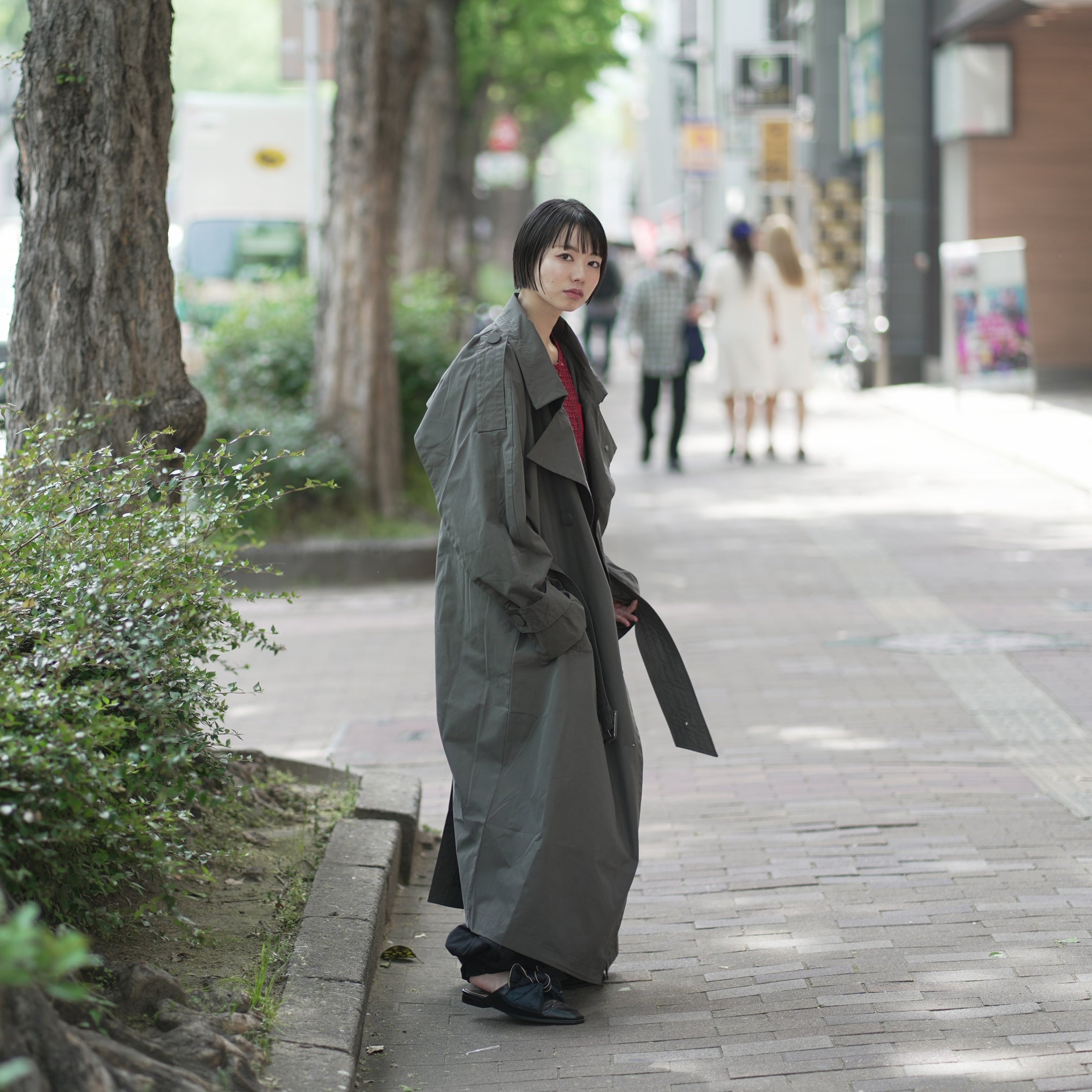 No:SNS23-C01_dg | Name:Seivson x dearruigallery Spring/Summer Show " Classic Cocoon Triple Wear Waterproof Windbreaker " Fashion Mist Grey | 【SEIVSON_セイブソン】【archive】