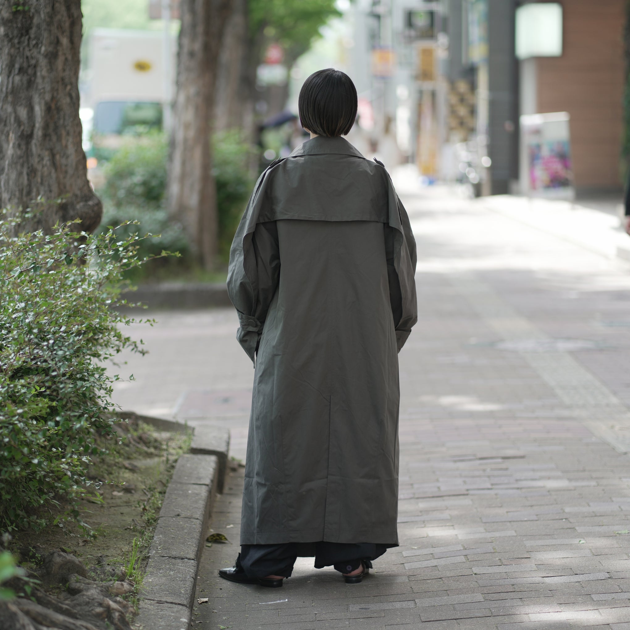 No:SNS23-C01_dg | Name:Seivson x dearruigallery Spring/Summer Show " Classic Cocoon Triple Wear Waterproof Windbreaker " Fashion Mist Grey | 【SEIVSON_セイブソン】