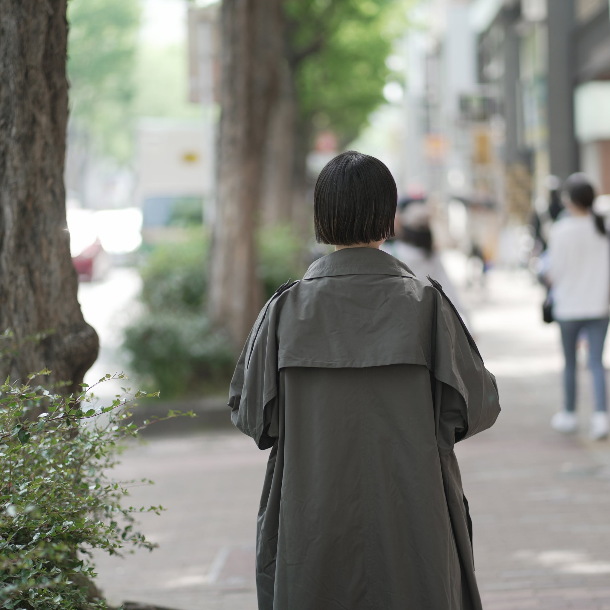 No:SNS23-C01_dg | Name:Seivson x dearruigallery Spring/Summer Show " Classic Cocoon Triple Wear Waterproof Windbreaker " Fashion Mist Grey | 【SEIVSON_セイブソン】【archive】