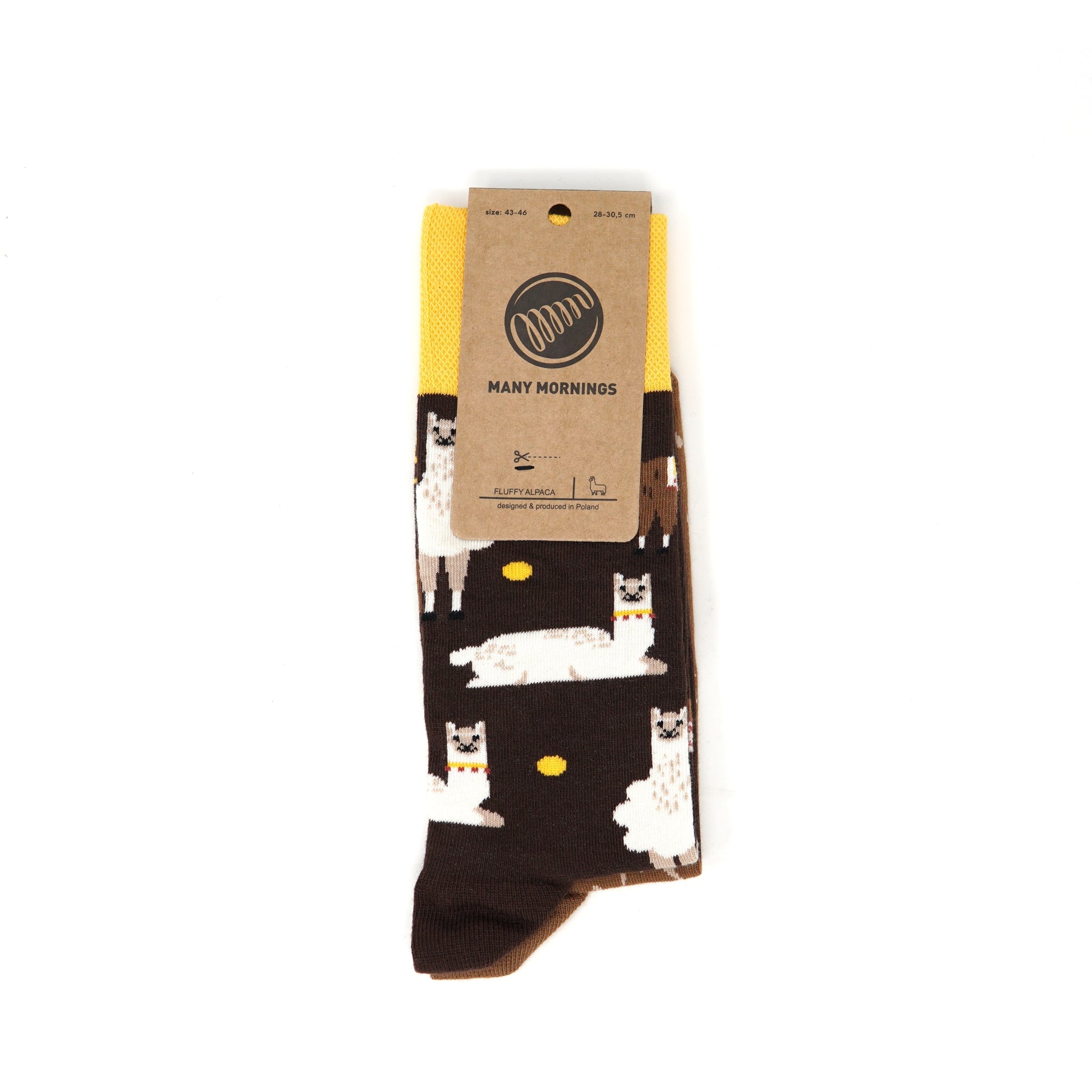 reguler socks / Fluffy Alpaca【MANY MORNINGS_メニ―モーニングス】【ネコポス選択可能】