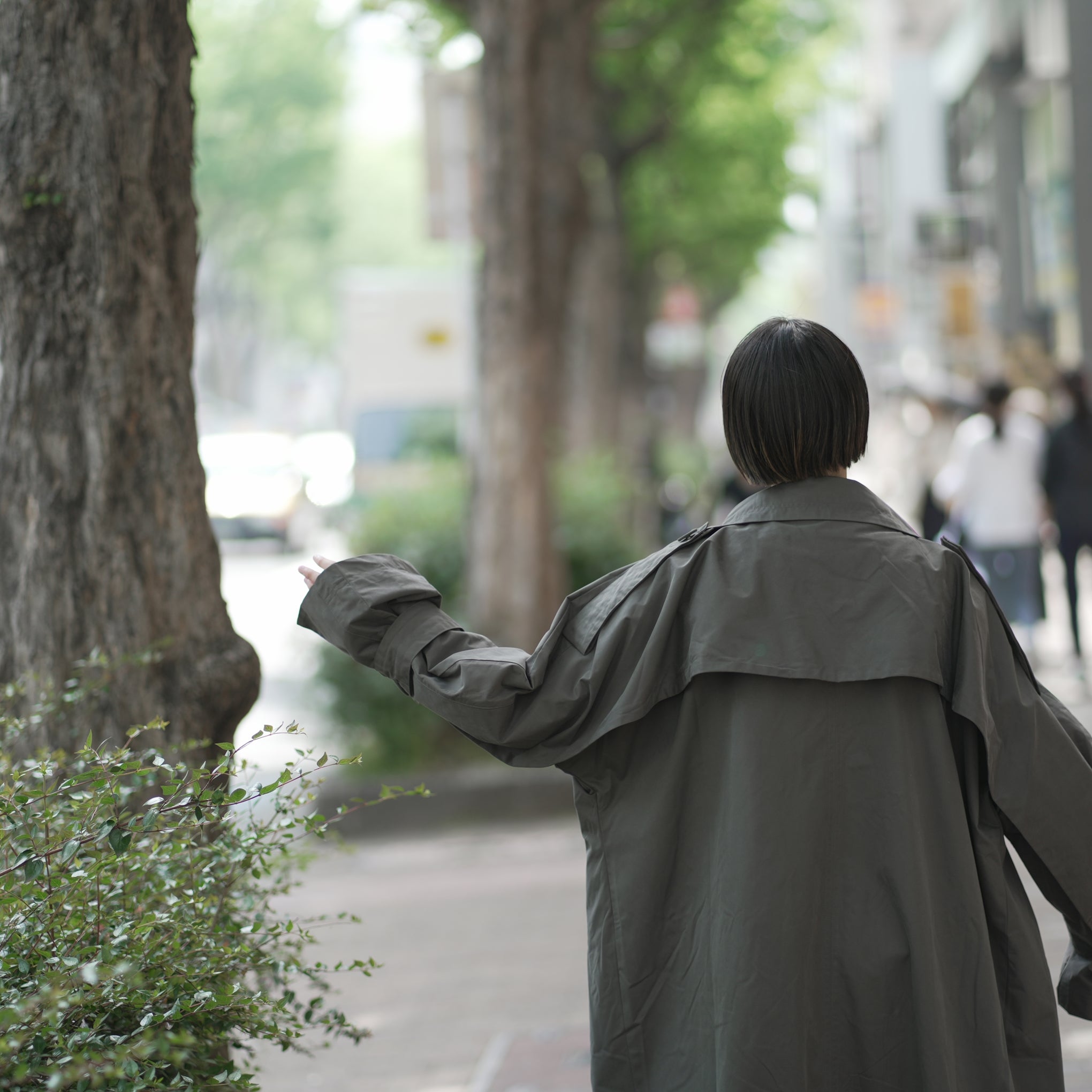 No:SNS23-C01_dg | Name:Seivson x dearruigallery Spring/Summer Show " Classic Cocoon Triple Wear Waterproof Windbreaker " Fashion Mist Grey | 【SEIVSON_セイブソン】【archive】