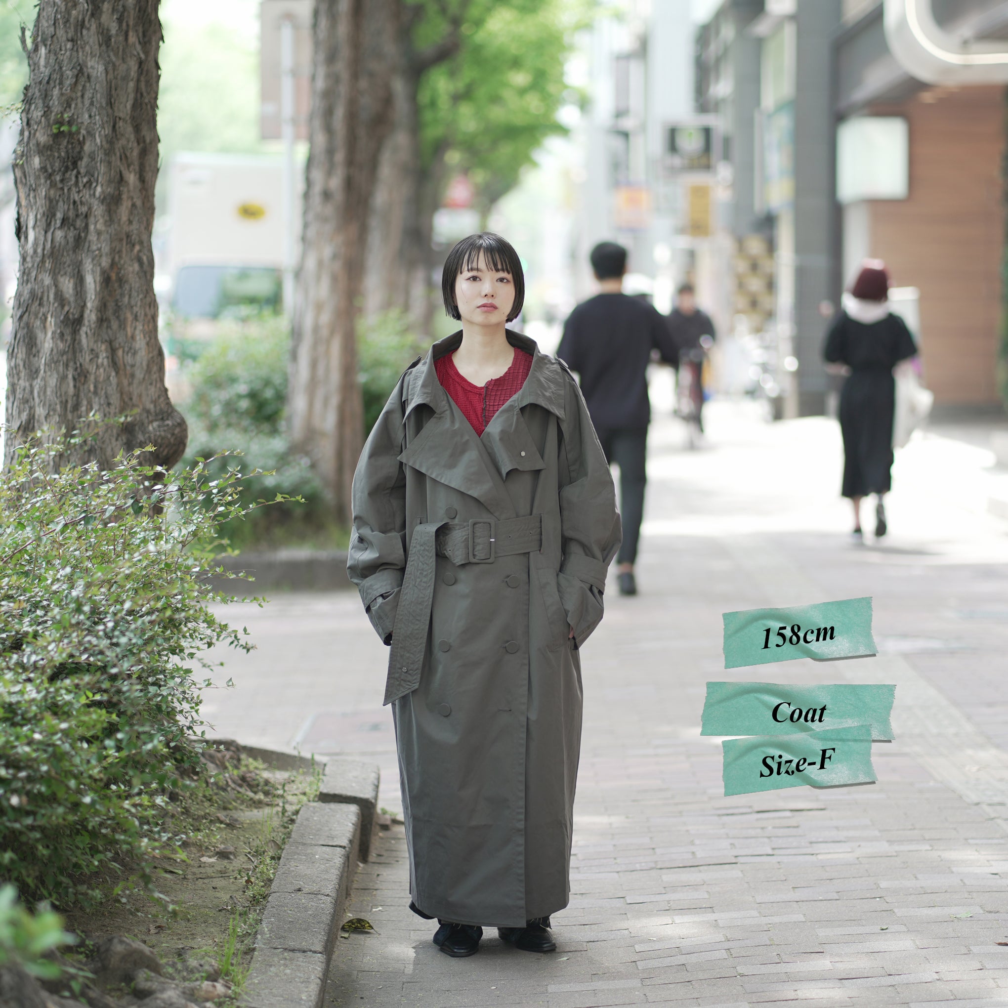 No:SNS23-C01_dg | Name:Seivson x dearruigallery Spring/Summer Show " Classic Cocoon Triple Wear Waterproof Windbreaker " Fashion Mist Grey | 【SEIVSON_セイブソン】【archive】