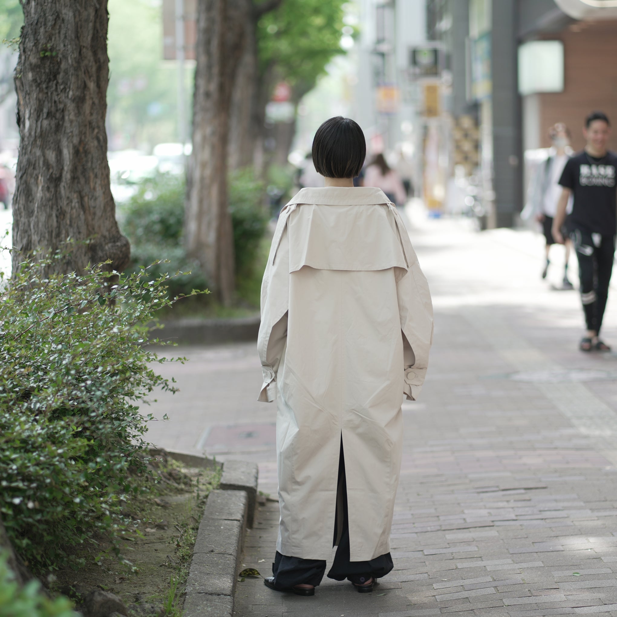 No:SNS23-C01_mf | Name:Seivson x dearruigallery Spring/Summer Show Edition " Classic Cocoon Triple Wear Waterproof Windbreaker " Fashion Matte White | 【SEIVSON_セイブソン】【archive】
