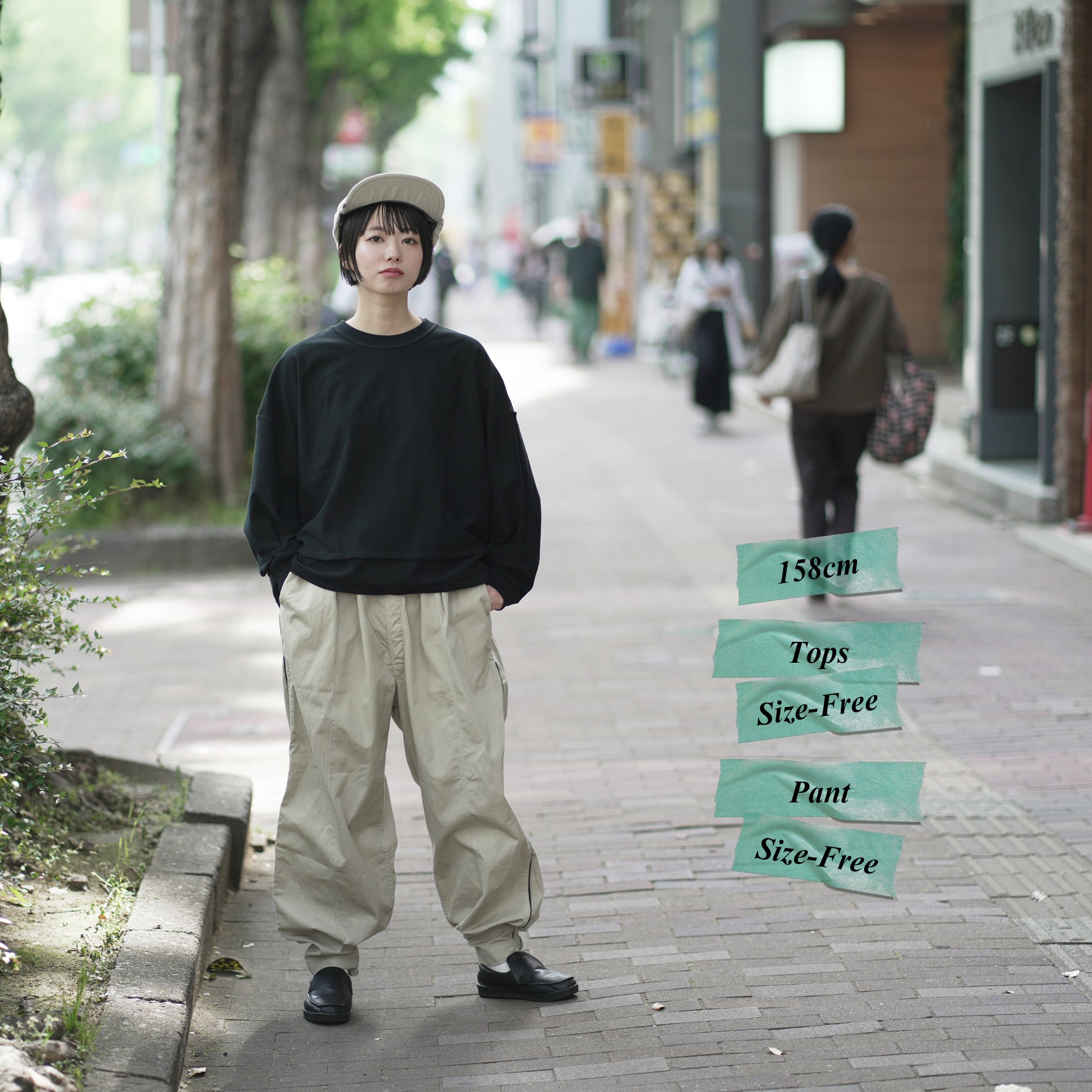 MATE-249 | リバーシブルBIGロンT | Color:Wht/Blk | Size-1【REHERSALL_リハーズオール】